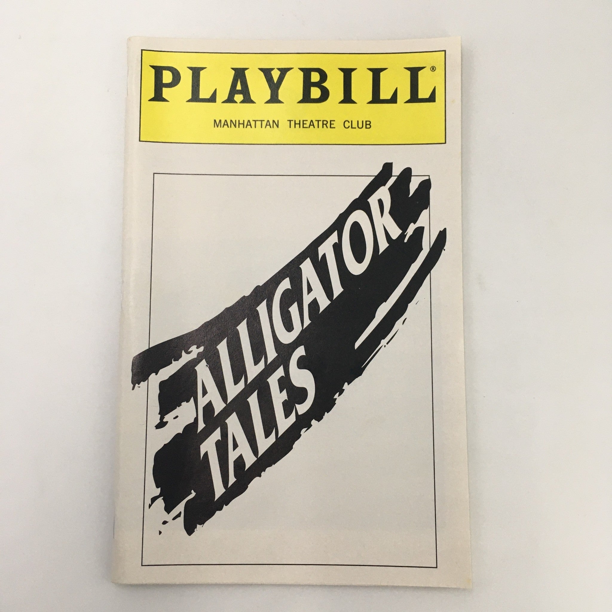 1997 Playbill Manhattan Theatre Club 'Alligator Tales' Written by Anne Galjour