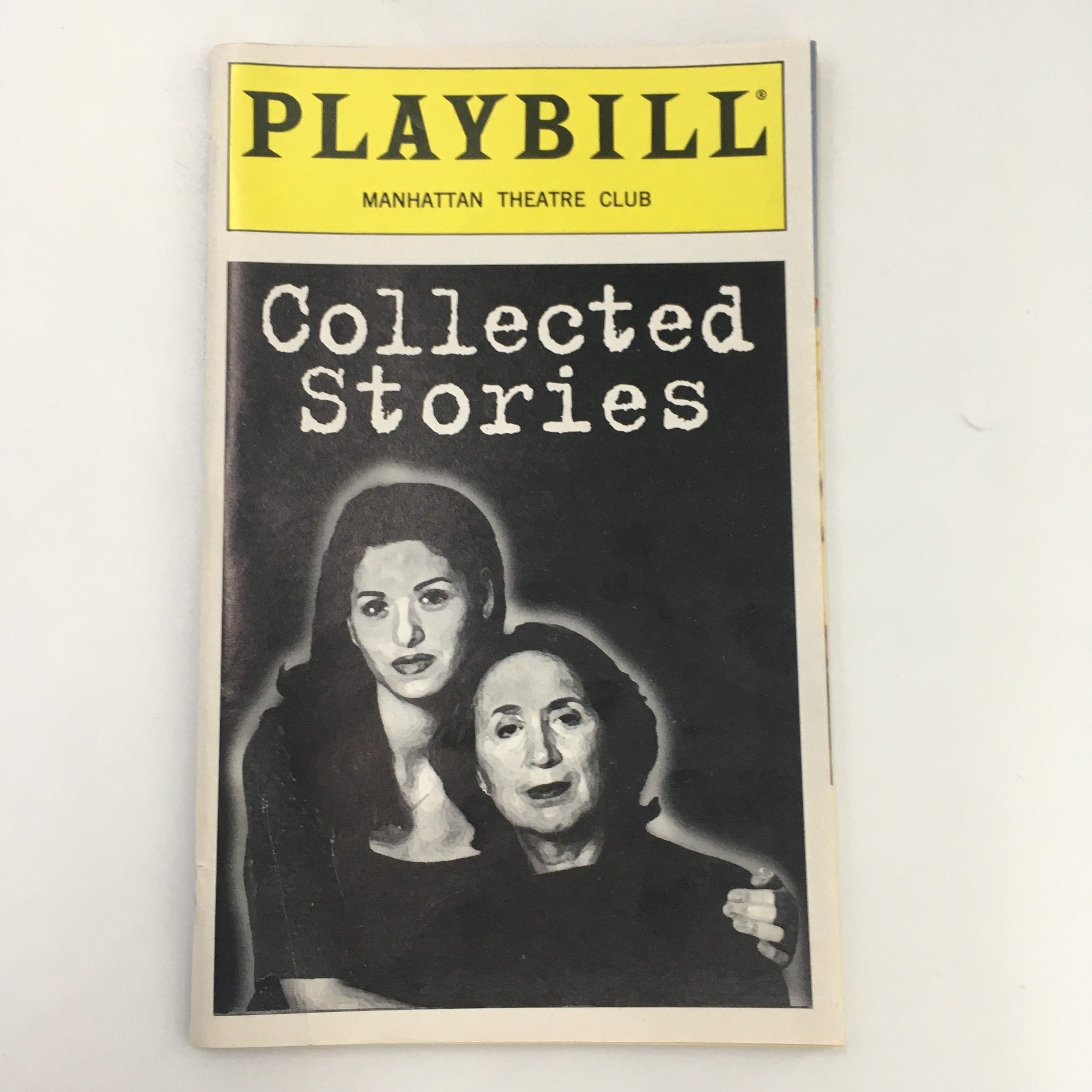 1997 Playbill Manhattan Theatre Club 'Collected Stories' by Donald Margulies