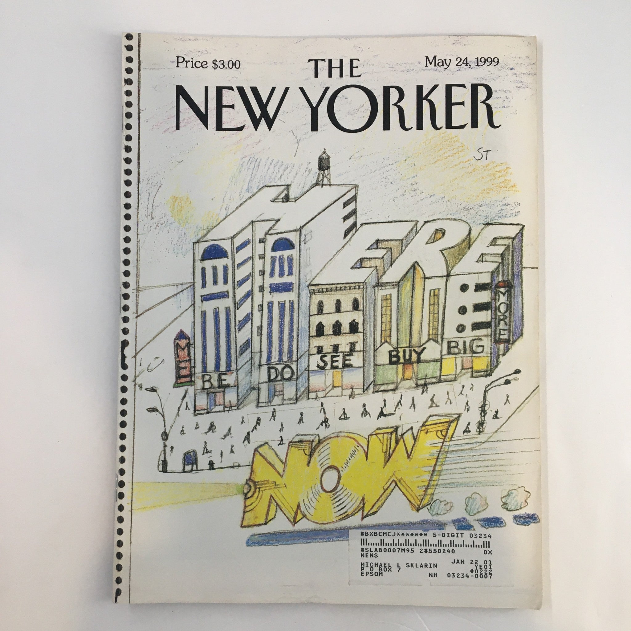 The New Yorker Full Magazine May 24 1999 Here Now by Saul Steinberg