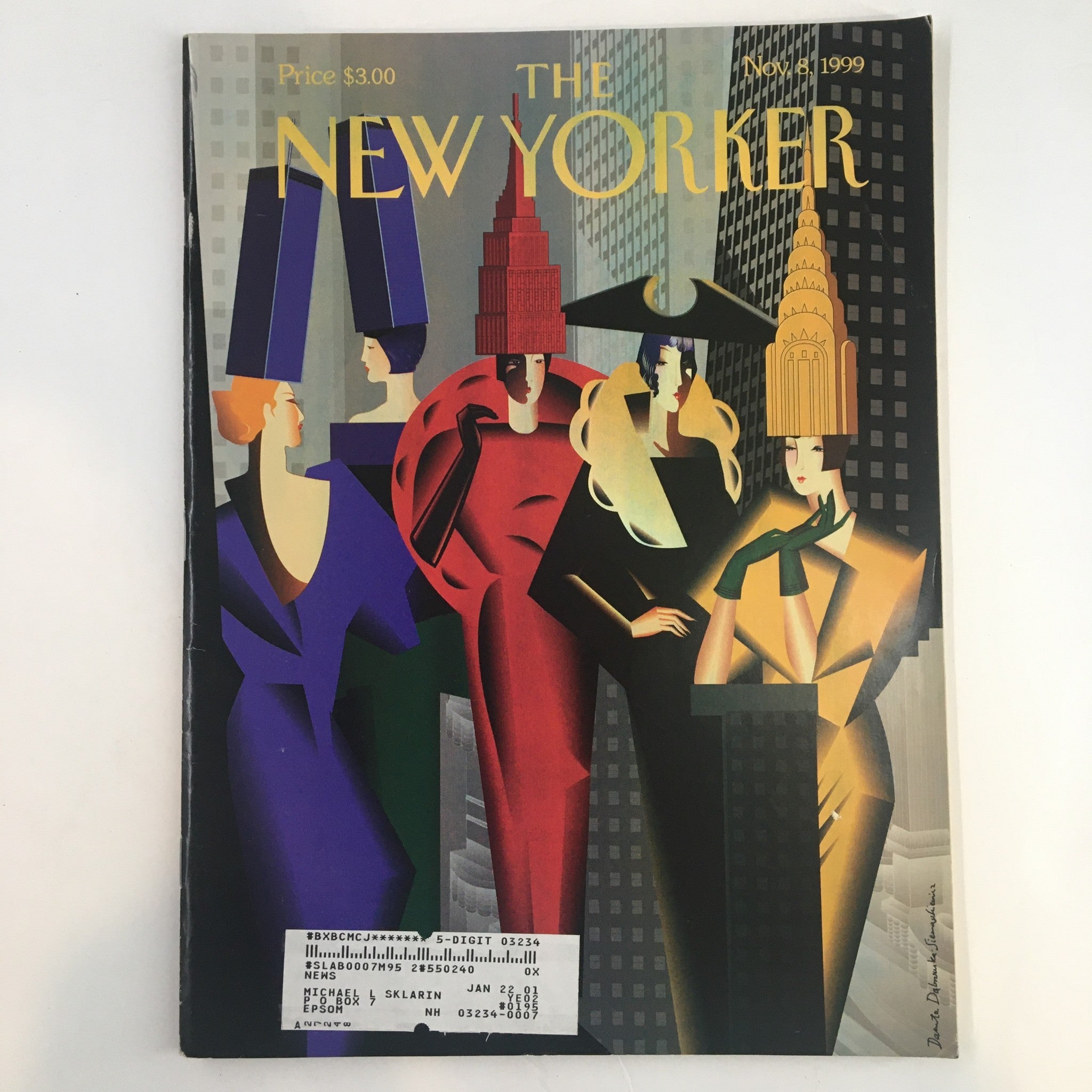 The New Yorker Full Magazine November 8 1999 High Fashion by Danuta Dabrowska