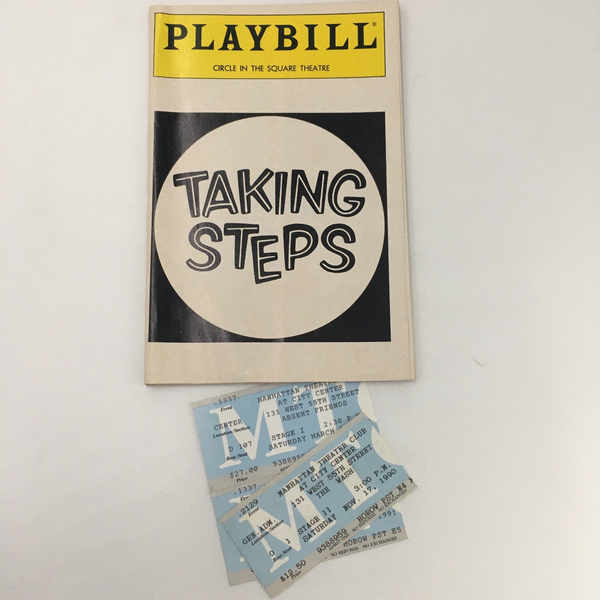 1991 Playbill Circle in the Square Theatre ‘Taking Steps’ Alan Ayckbourn