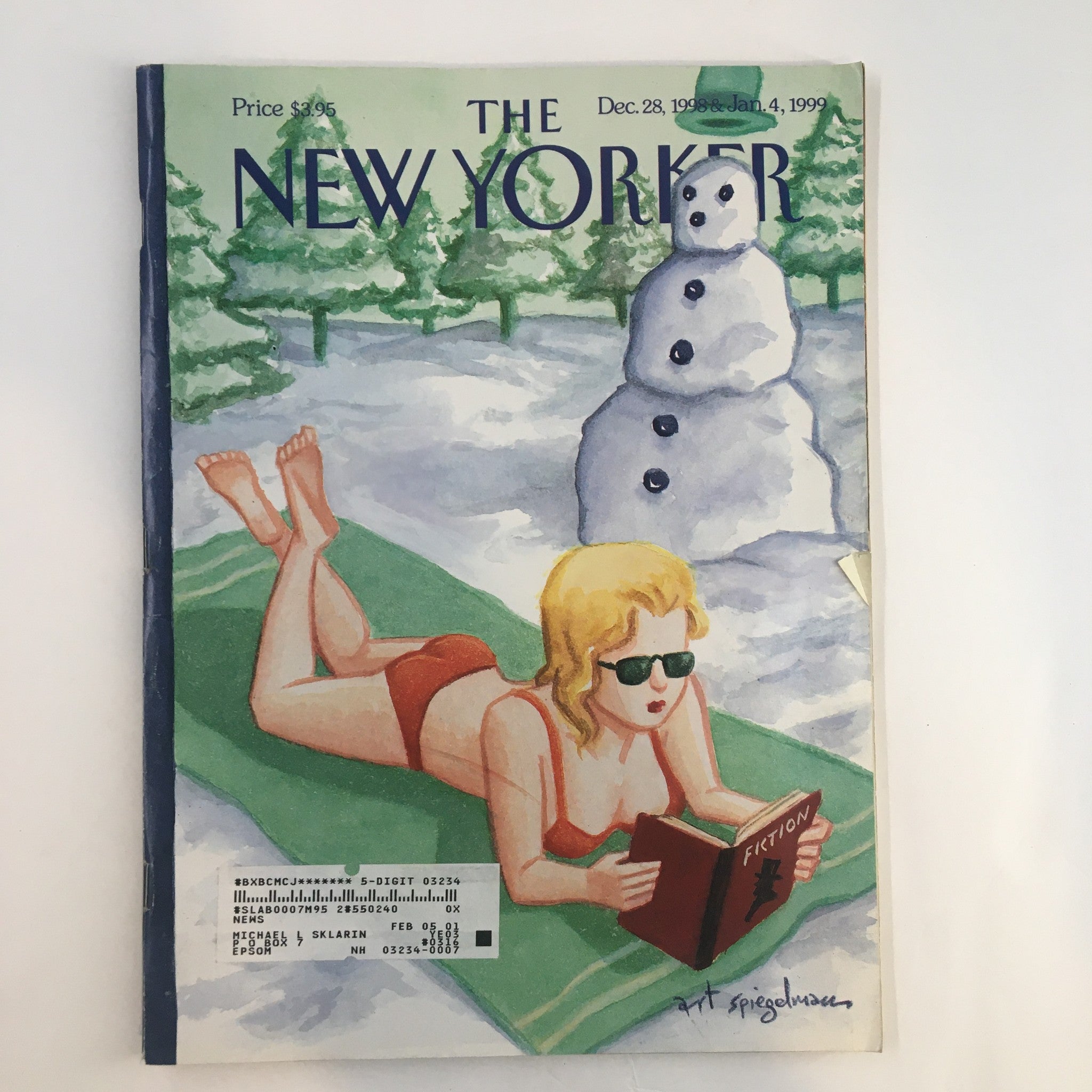 The New Yorker Full Magazine December 28 1998 Winter Fiction by Art Spiegelman