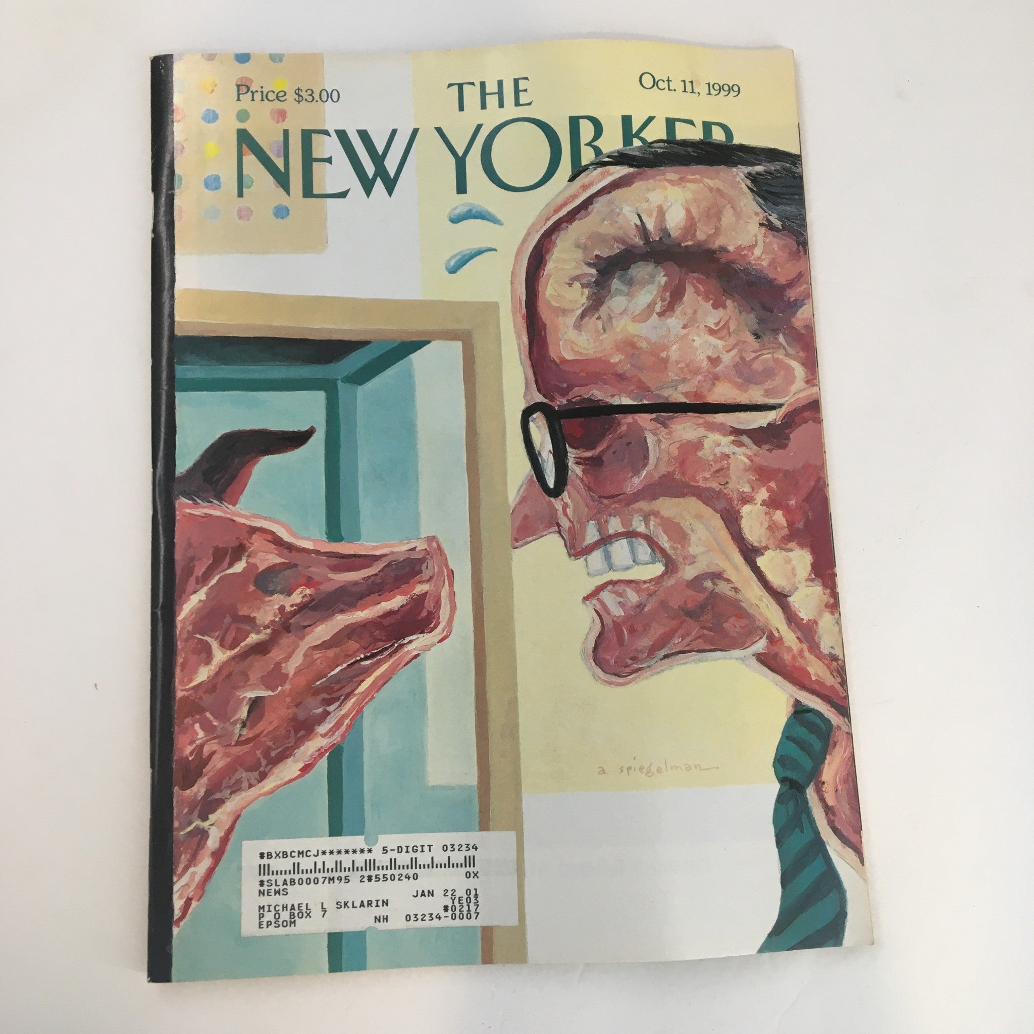 The New Yorker Full Magazine October 11 1999 Open-Minded Mayor by Art Spiegelman