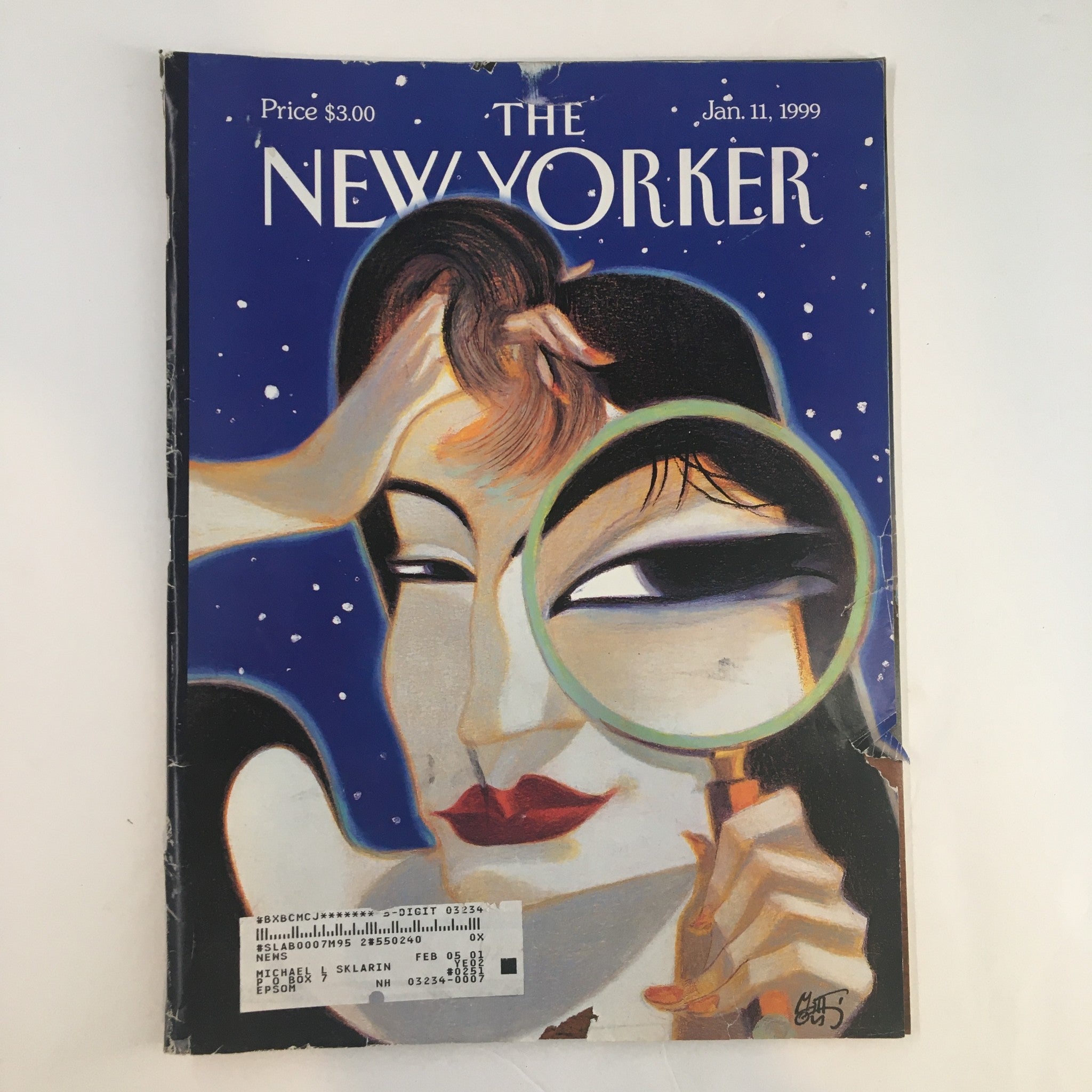 The New Yorker Full Magazine January 11 1999 Spyglass by Lorenzo Mattotti