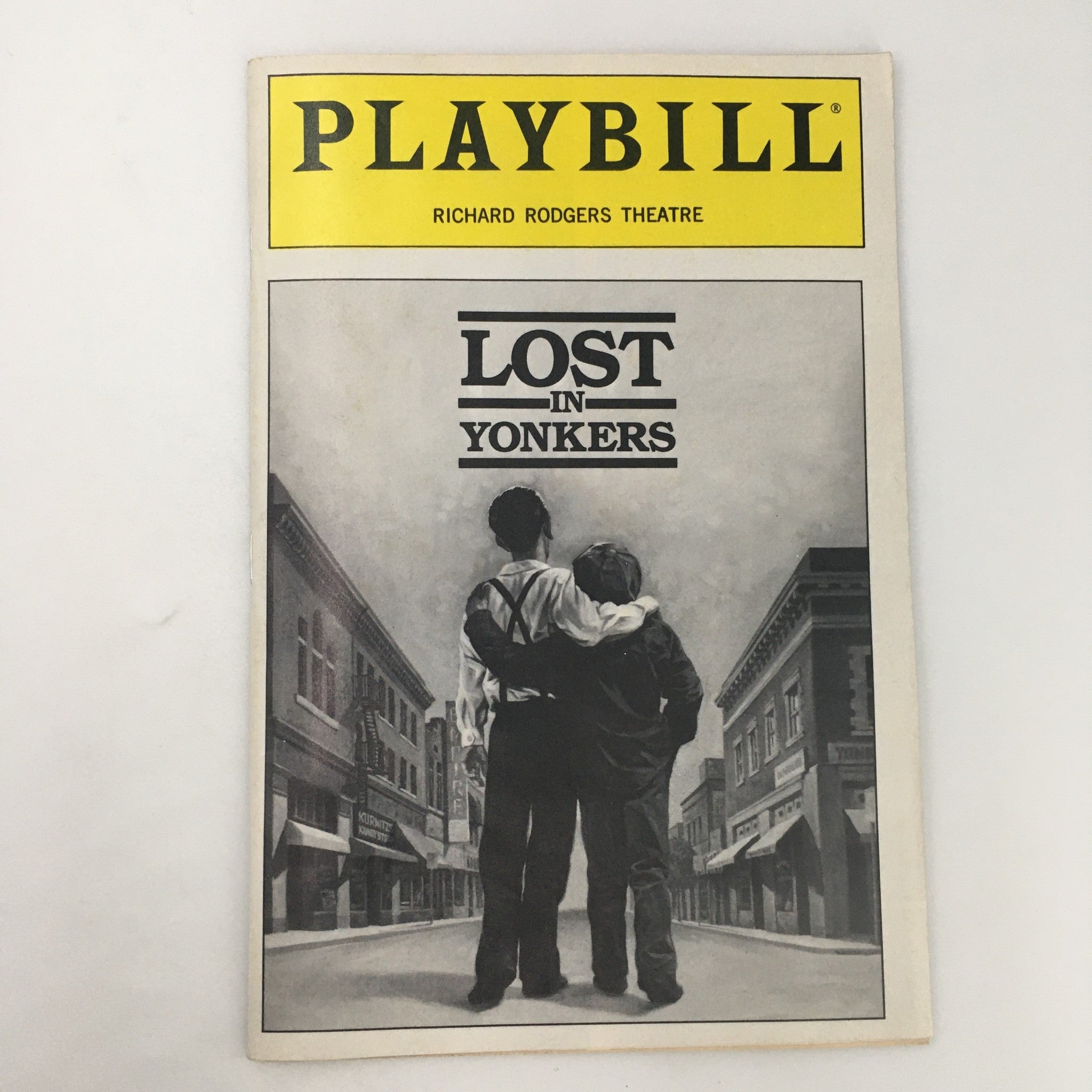 1991 Playbill Richard Rodgers Theatre 'Lost in Yonkers' Benny Grant, Mark Blum