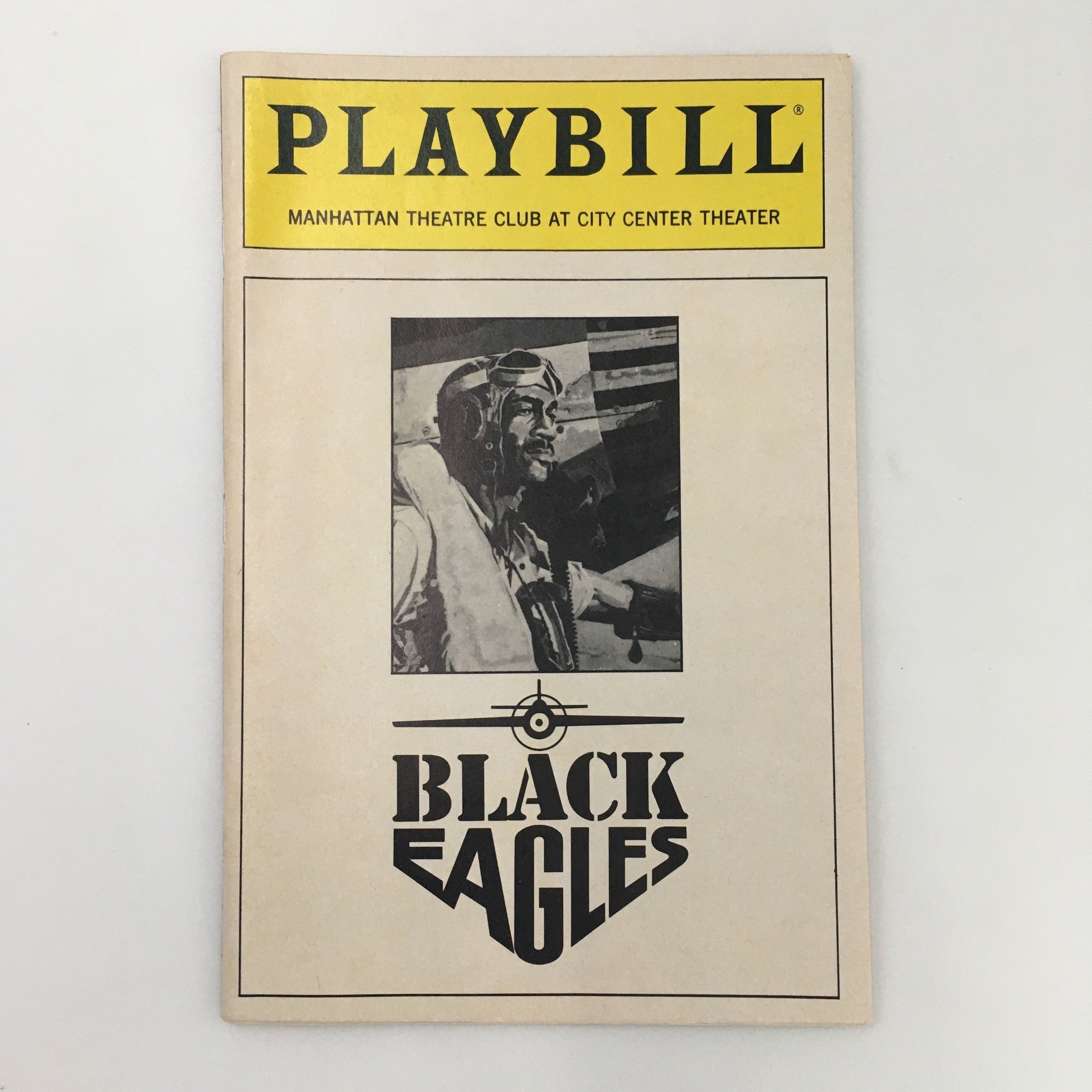 1991 Playbill Manhattan Theatre Club 'Black Eagles' Milton Elliott, Larry Green