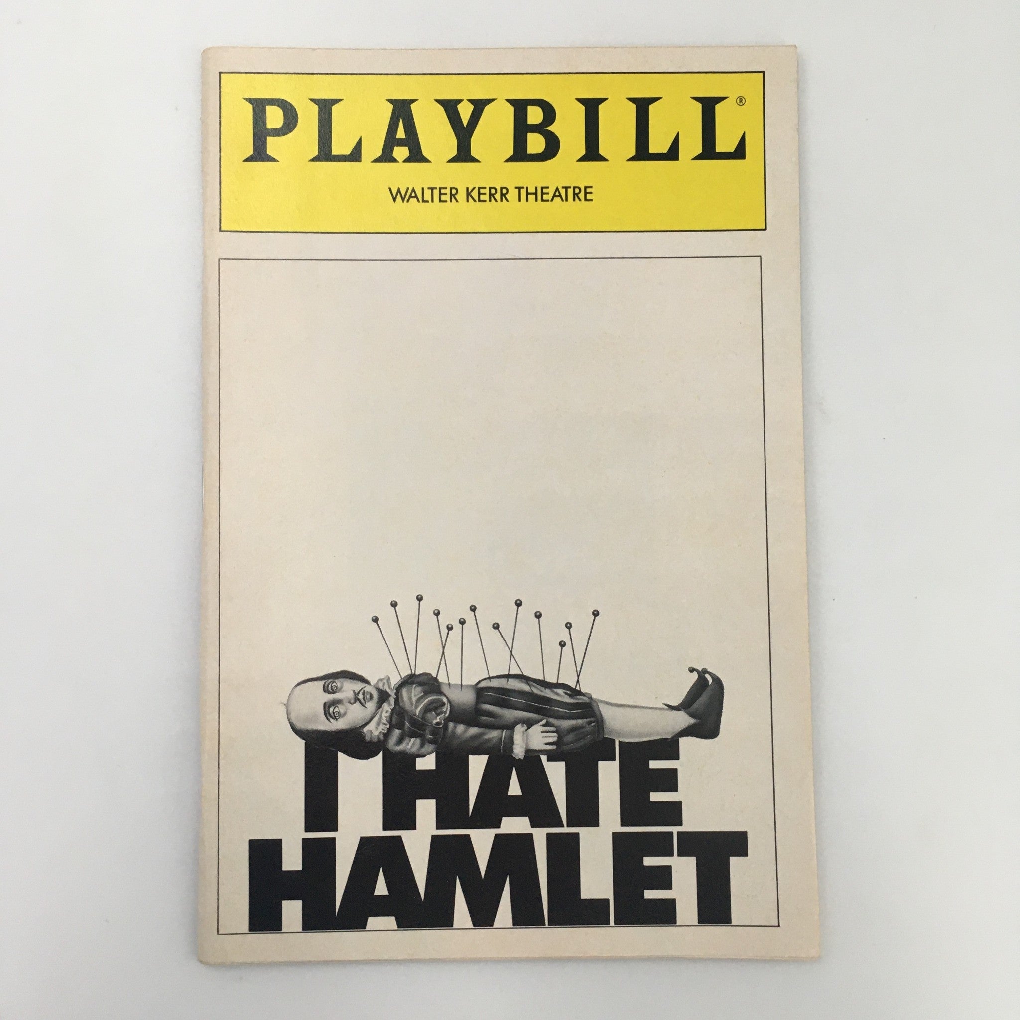 1991 Playbill Walter Kerr Theatre 'I Hate Hamlet' Caroline Aaron and Jane Adams