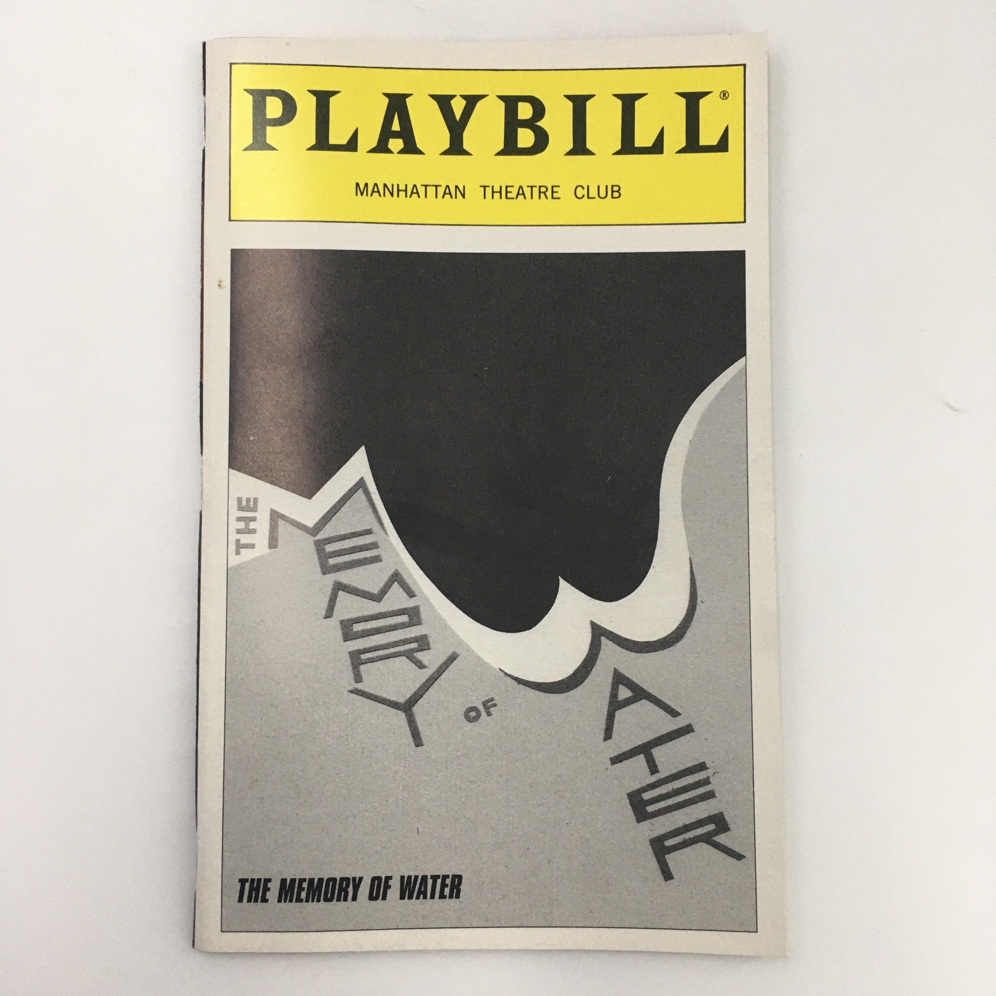 1998 Playbill Manhattan Theatre Club 'The Memory of Water' Suzanne Bertish