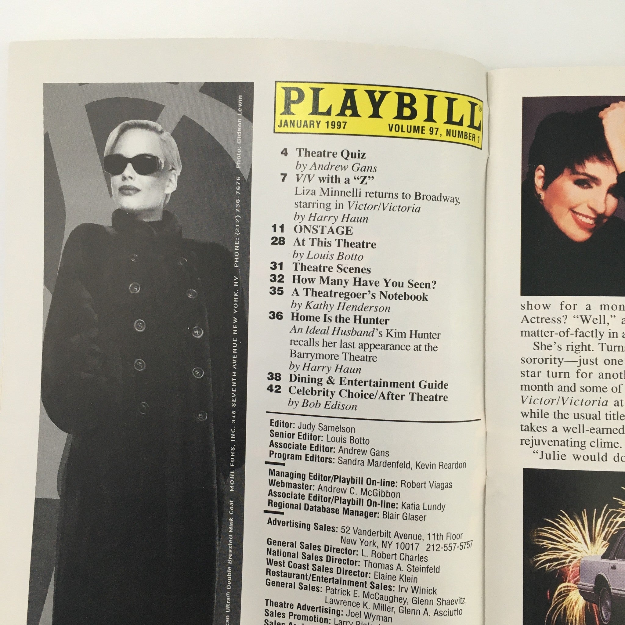 1997 Playbill Manhattan Theatre Club 'Neat' Written by Charlayne Woodard