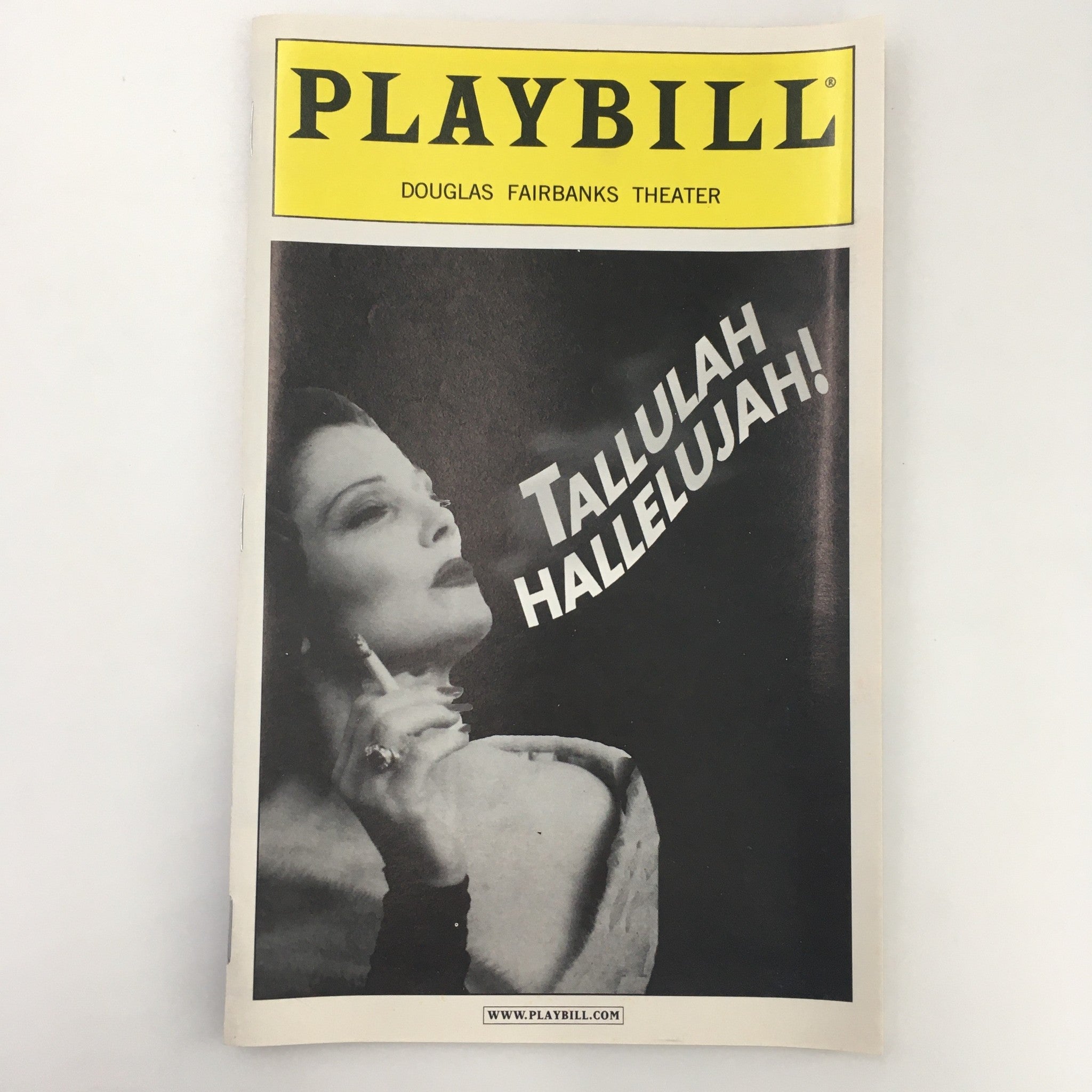 2000 Playbill Douglas Fairbanks Theater 'Tallulah Hallelujah!' Chase Mishkin