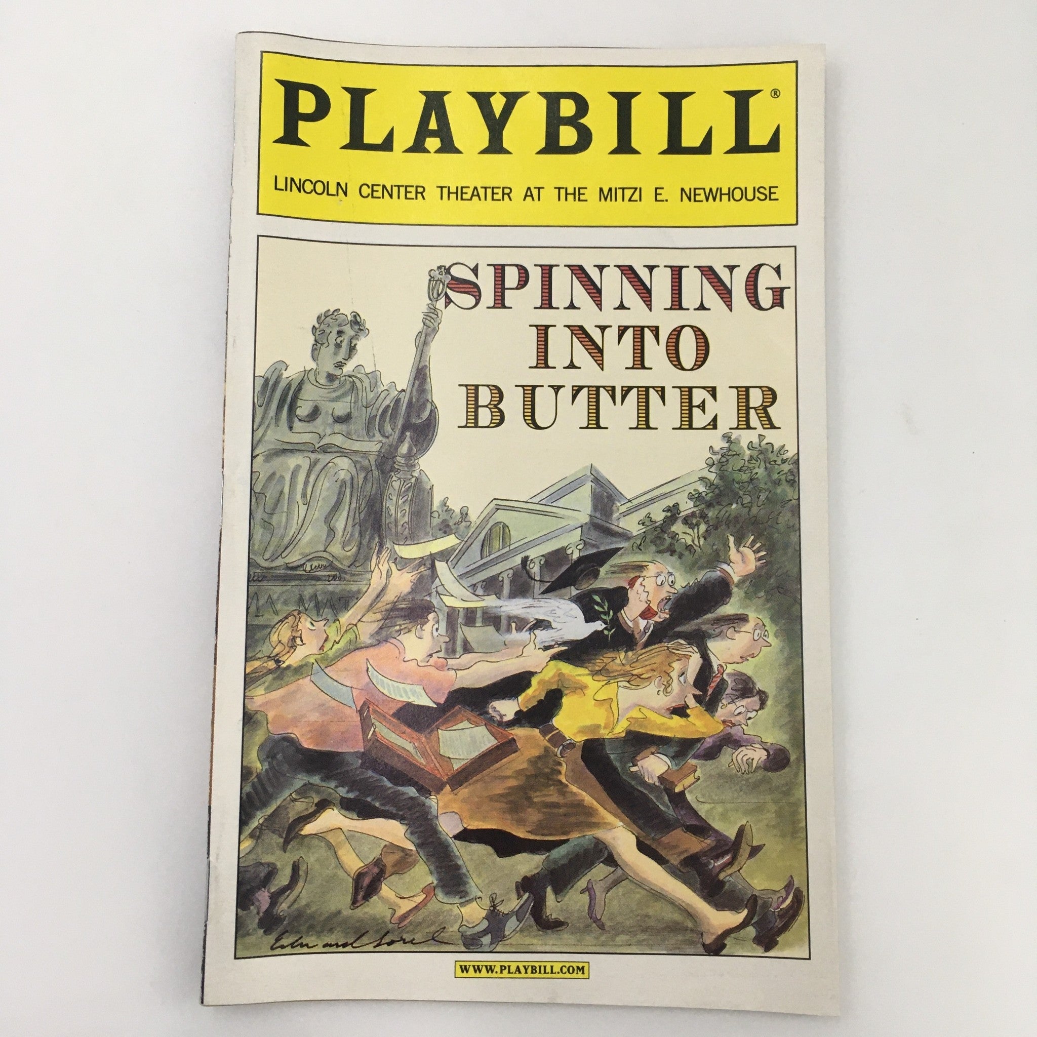 2000 Playbill Lincoln Center Theater 'Spinning Into Butter' Steven Pasquale