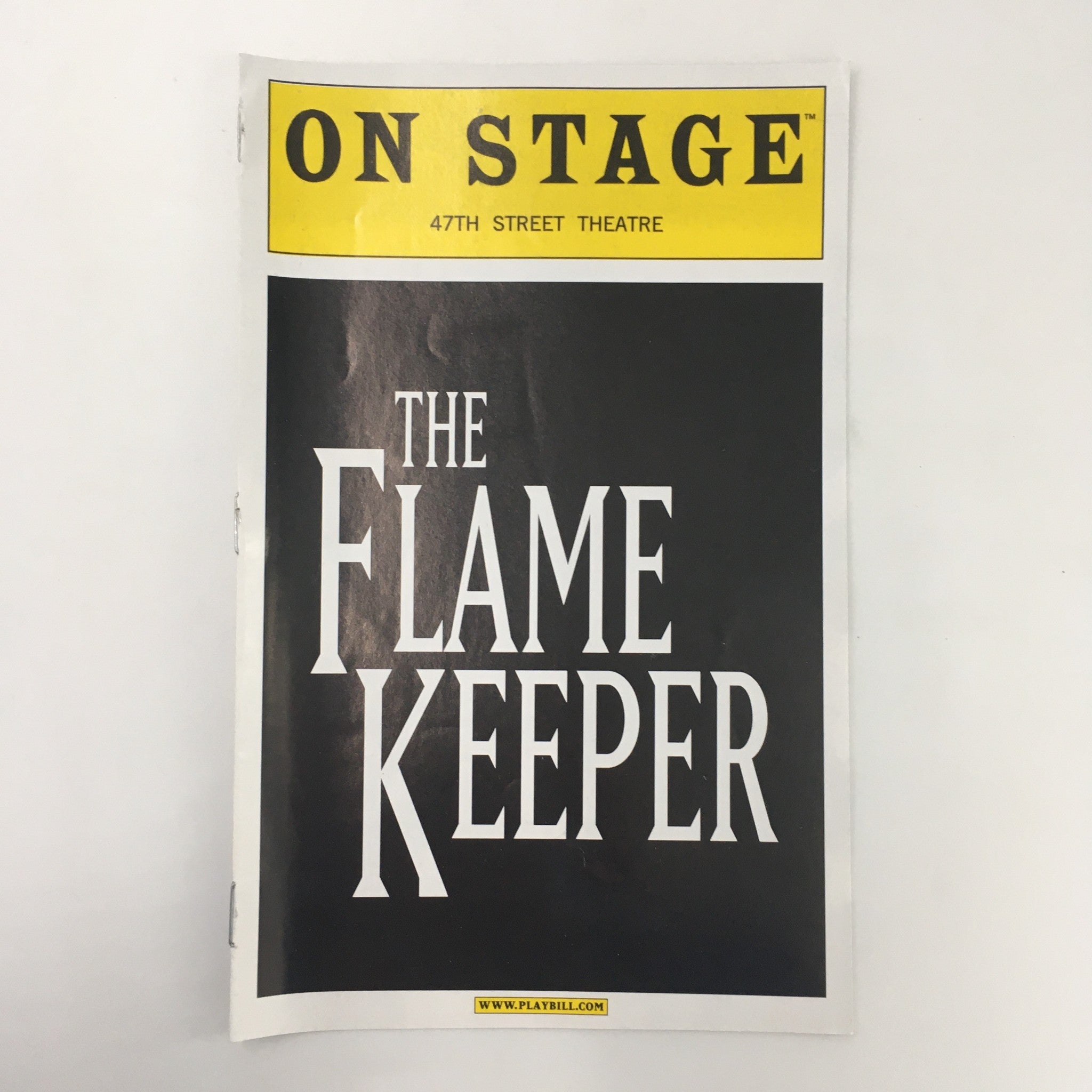 2000 Playbill 47th Street Theater 'The Flame Keeper' Lenny Mandel Paul Whelihan