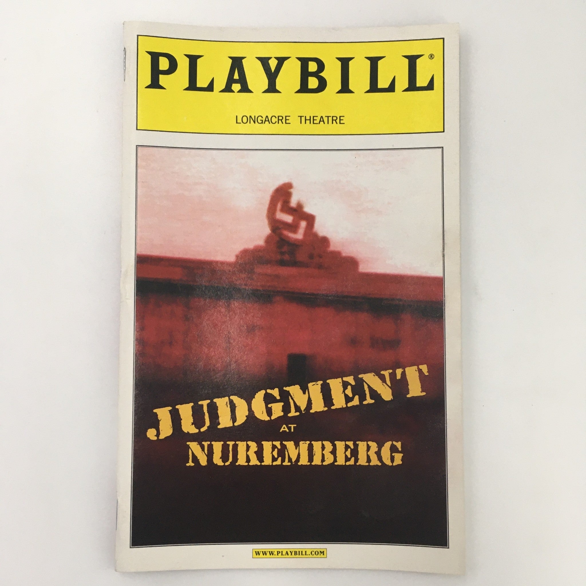 2001 Playbill National Actors Theatre 'Judgement at Nuremberg' Michael Hayden