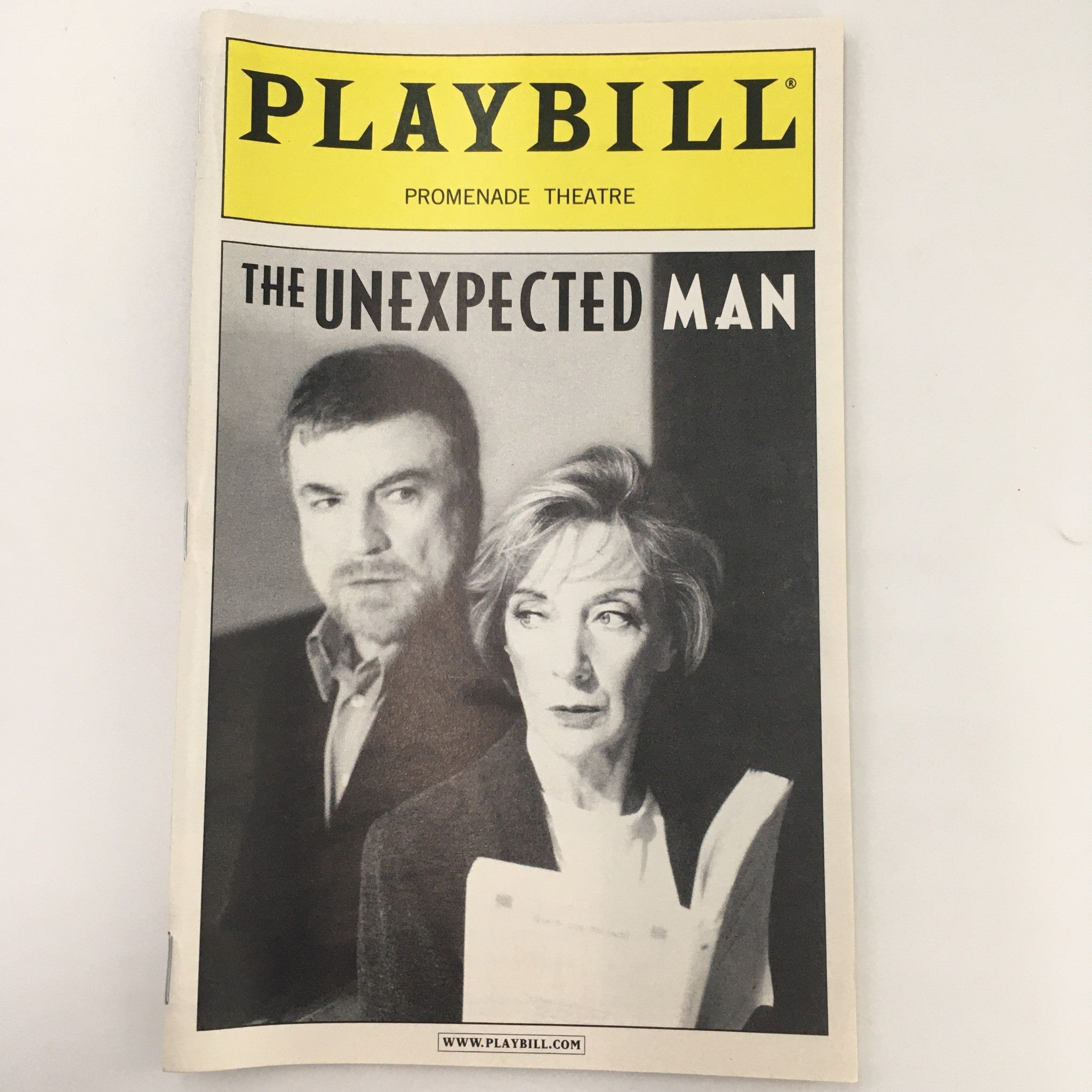 2000 Playbill The Promenade Theatre The Unexpected Man, Eileen Atkins Alan Bates