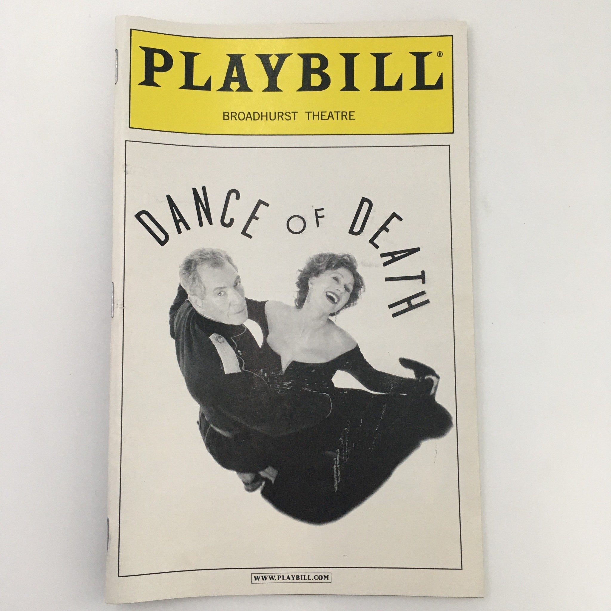 2001 Playbill Broadhurst Theatre 'Dance of Death' Ian McKellen and Helen Mirren