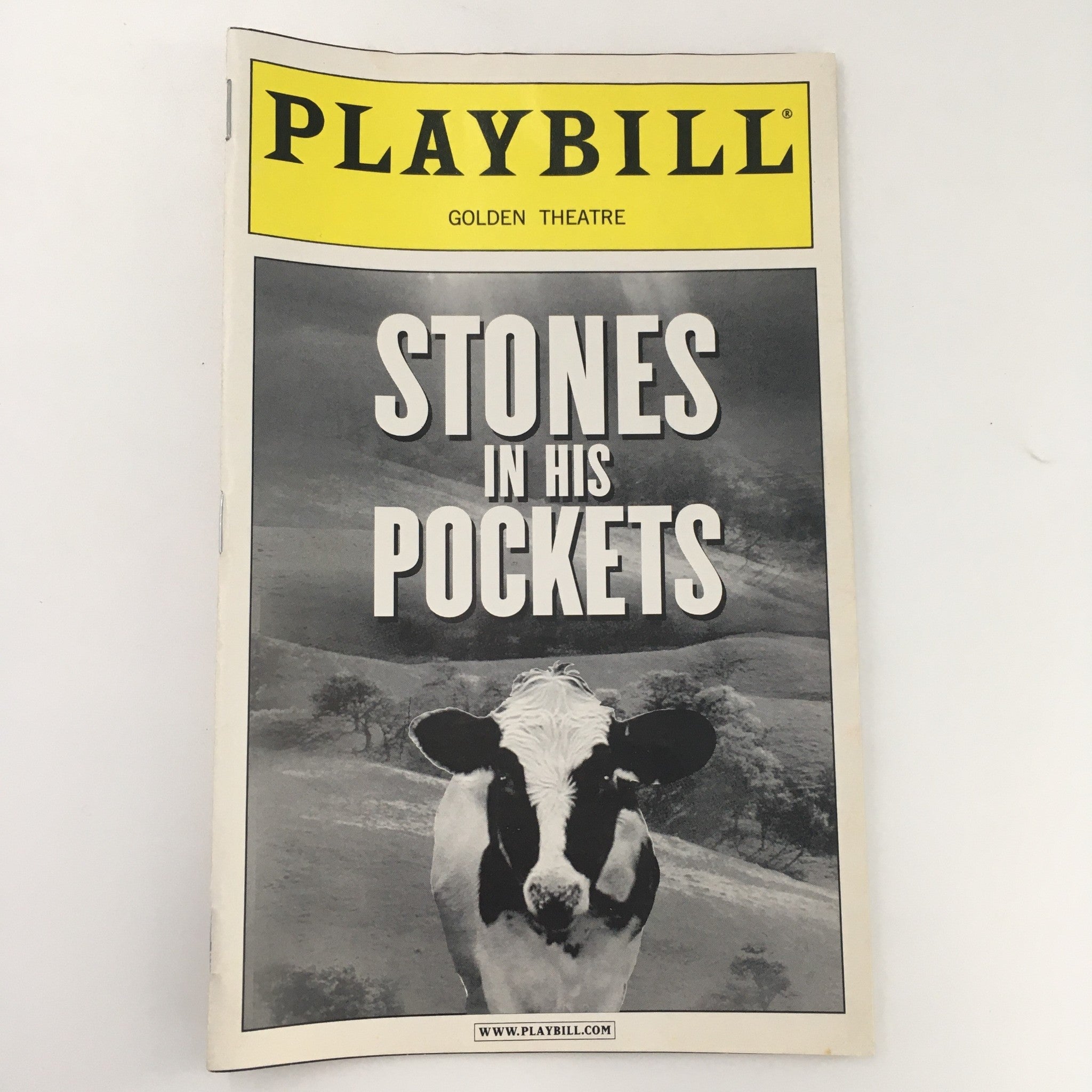 2001 Playbill Golden Theatre 'Stones in his Pockets' Sean Campion, Conleth Hill