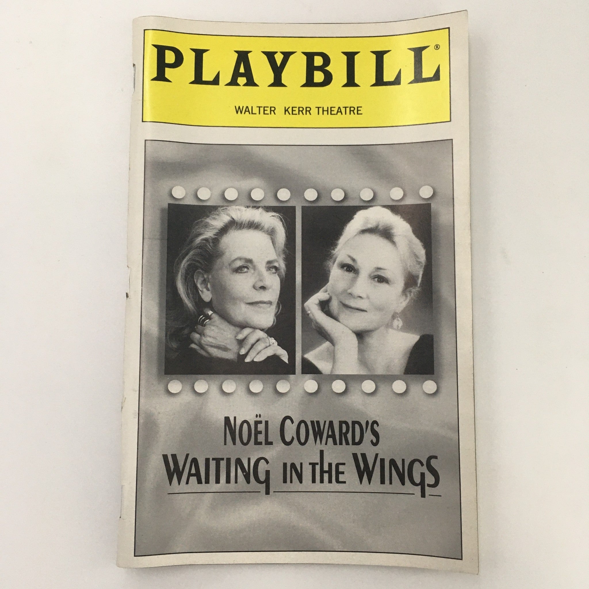 1999 Playbill Walter Kerr Theatre 'Waiting in the Wings' Rosemary Harris