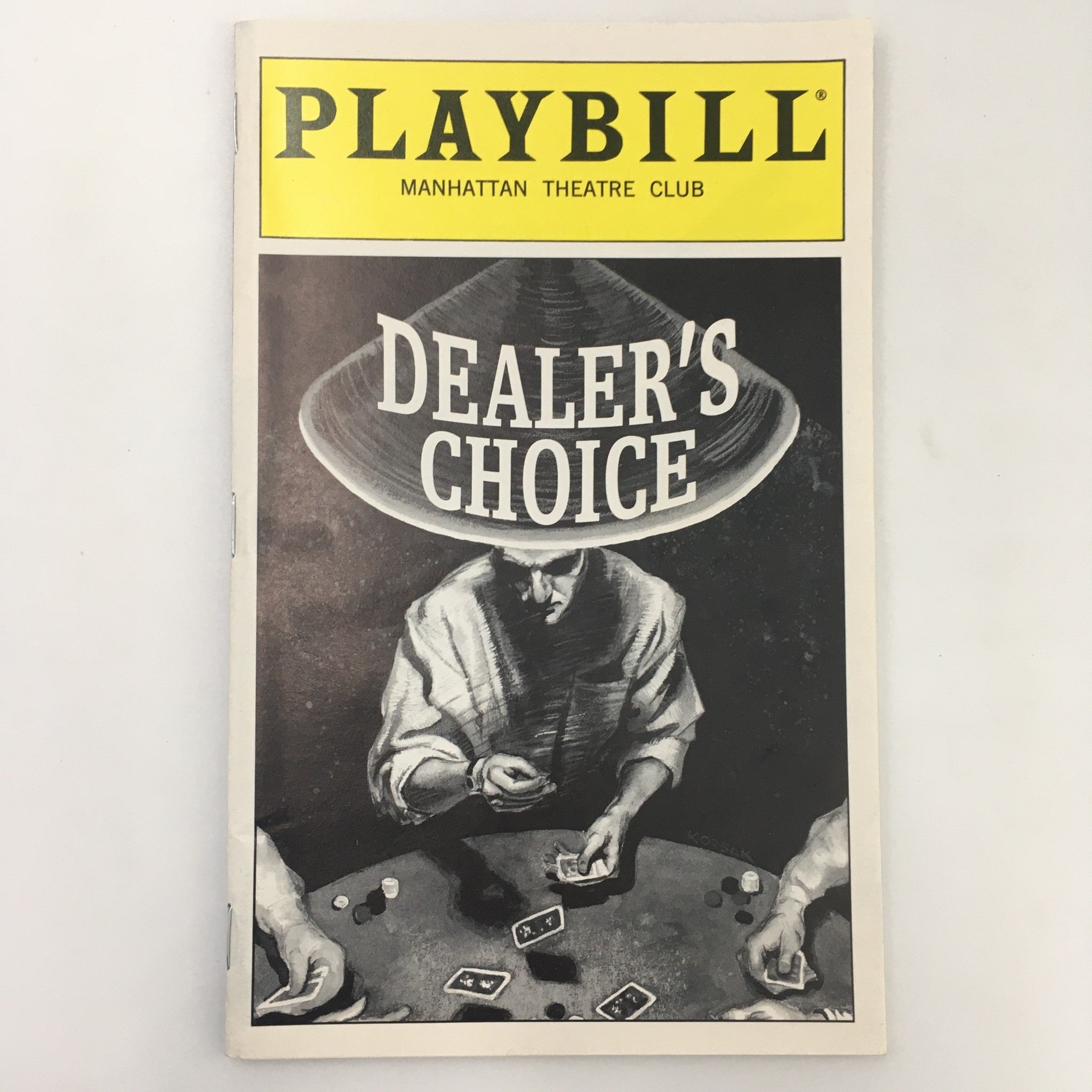 1997 Playbill Manhattan Theatre Club 'Dealer's Choice' Ritchie Coster