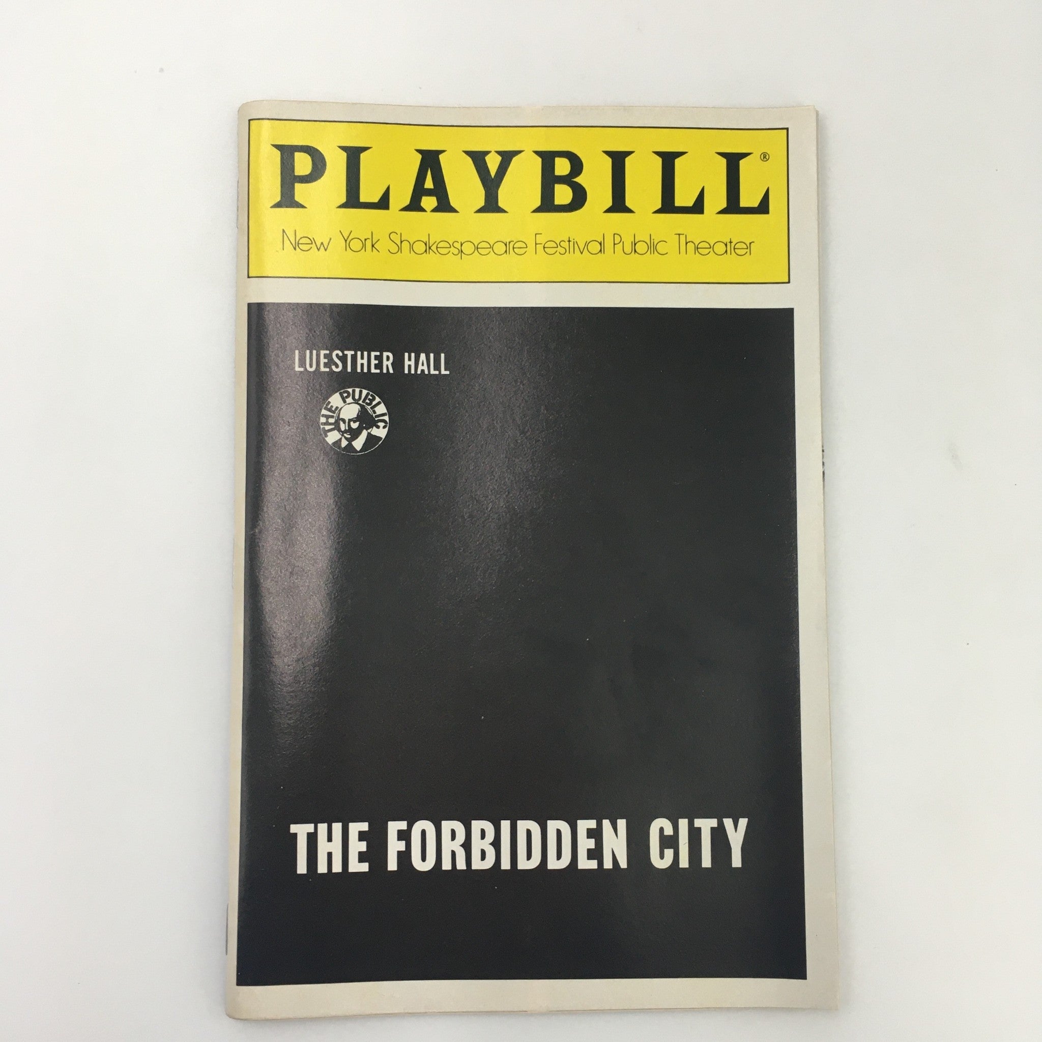 1989 Playbill The Public Theatre 'The Forbidden City' Erika Alexander, Guy Davis