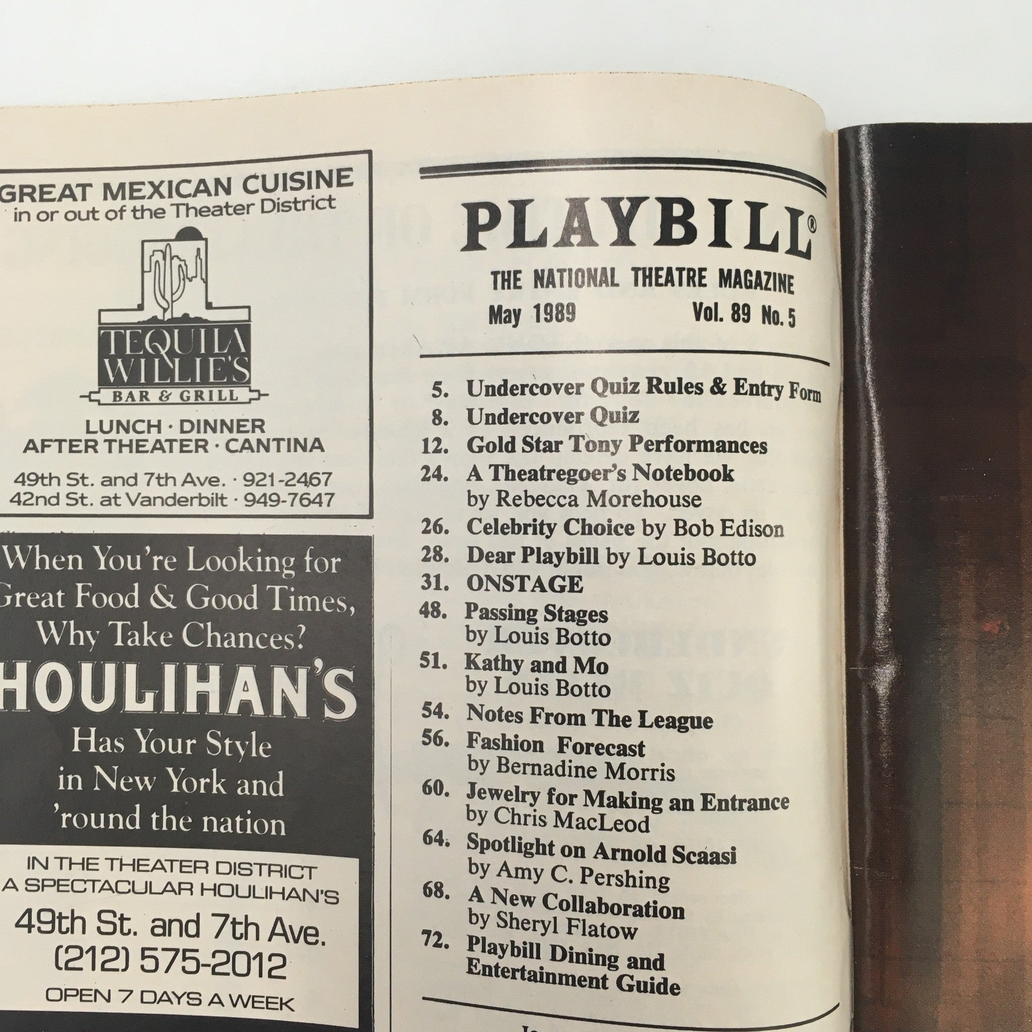 1989 Playbill Playwrights Horizons 'Yankee Dawg You Die' Stan Egi & Sab Shimono