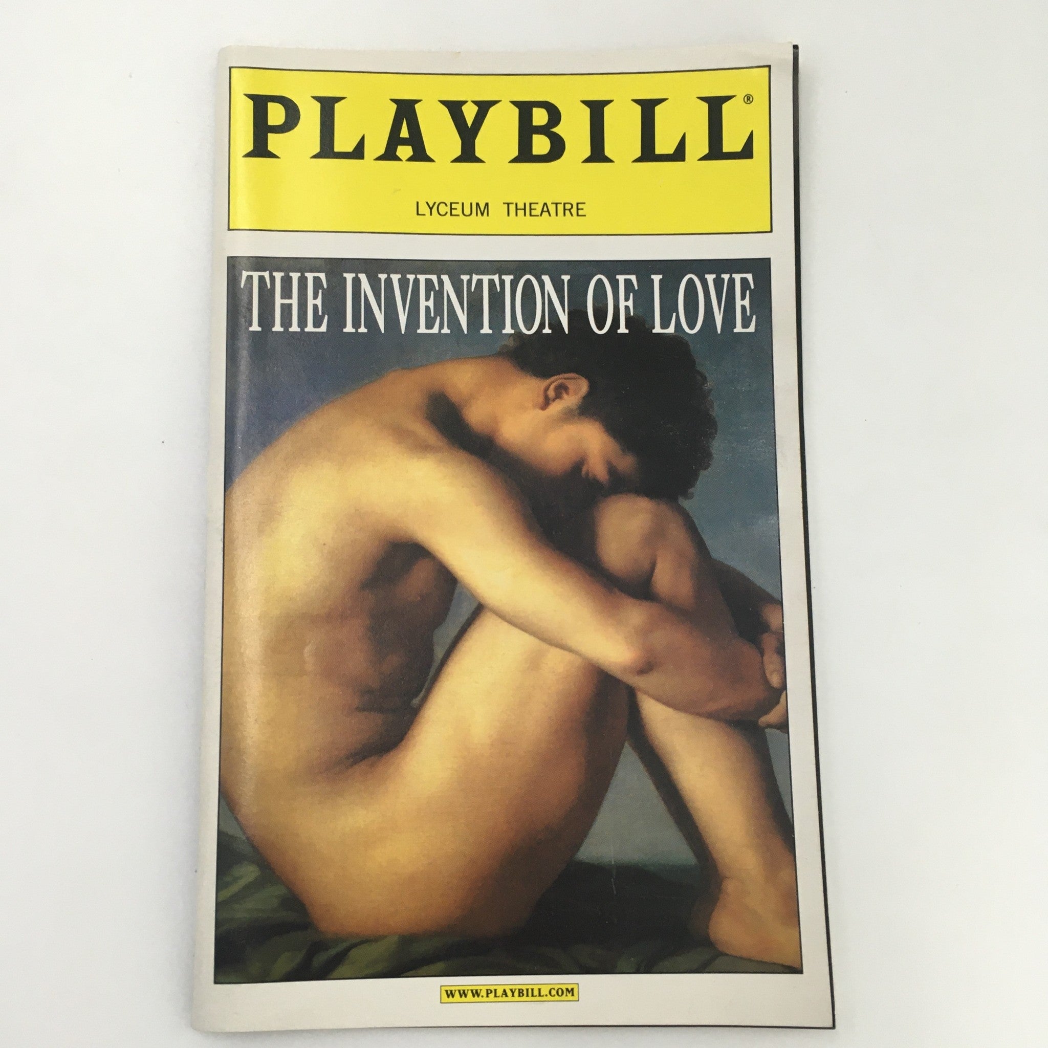 2001 Playbill Lyceum Theatre 'The Invention of Love' Daniel Davis, Neal Dodson