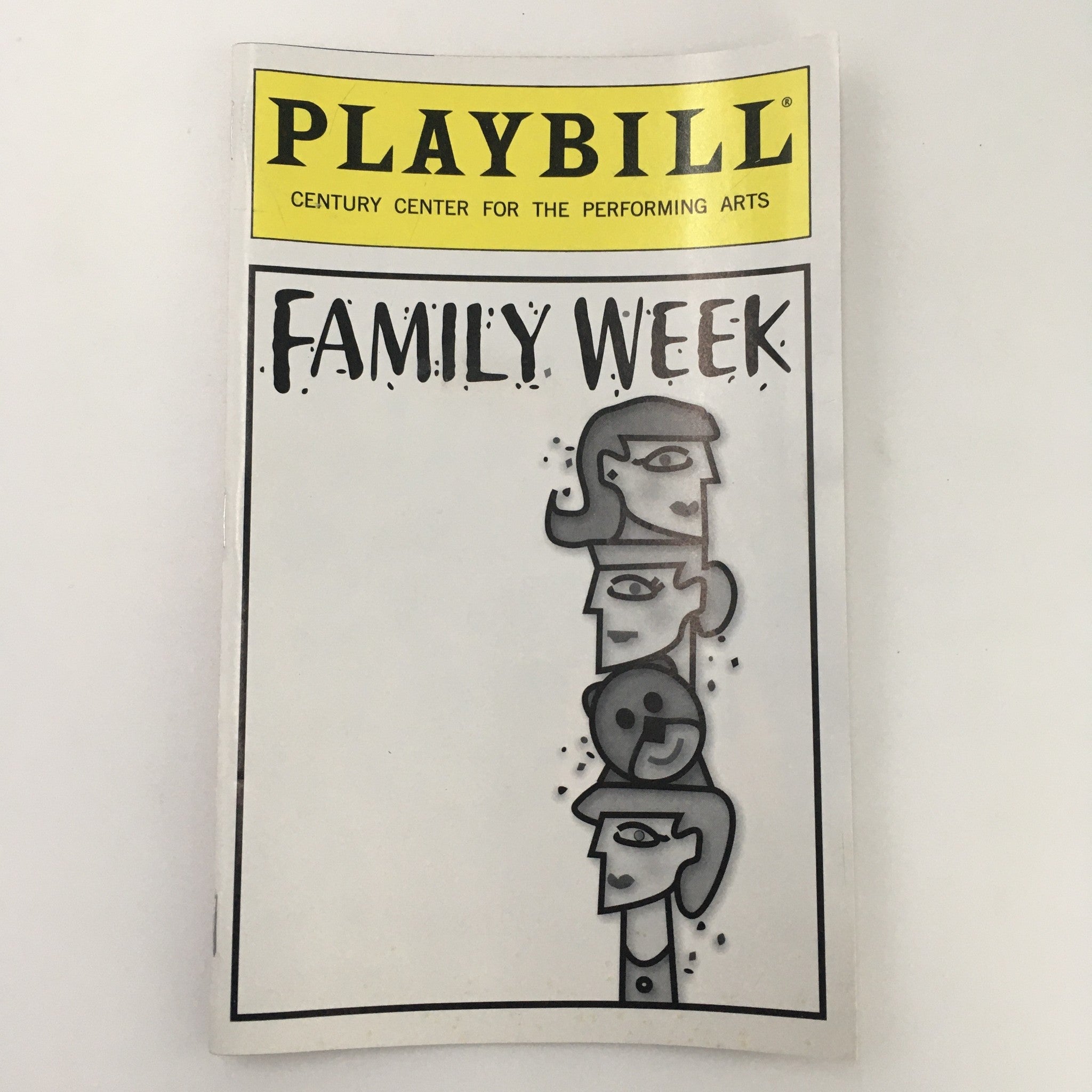 2000 Playbill Century Center For Performing Arts 'Family Week' Rose Gregorio