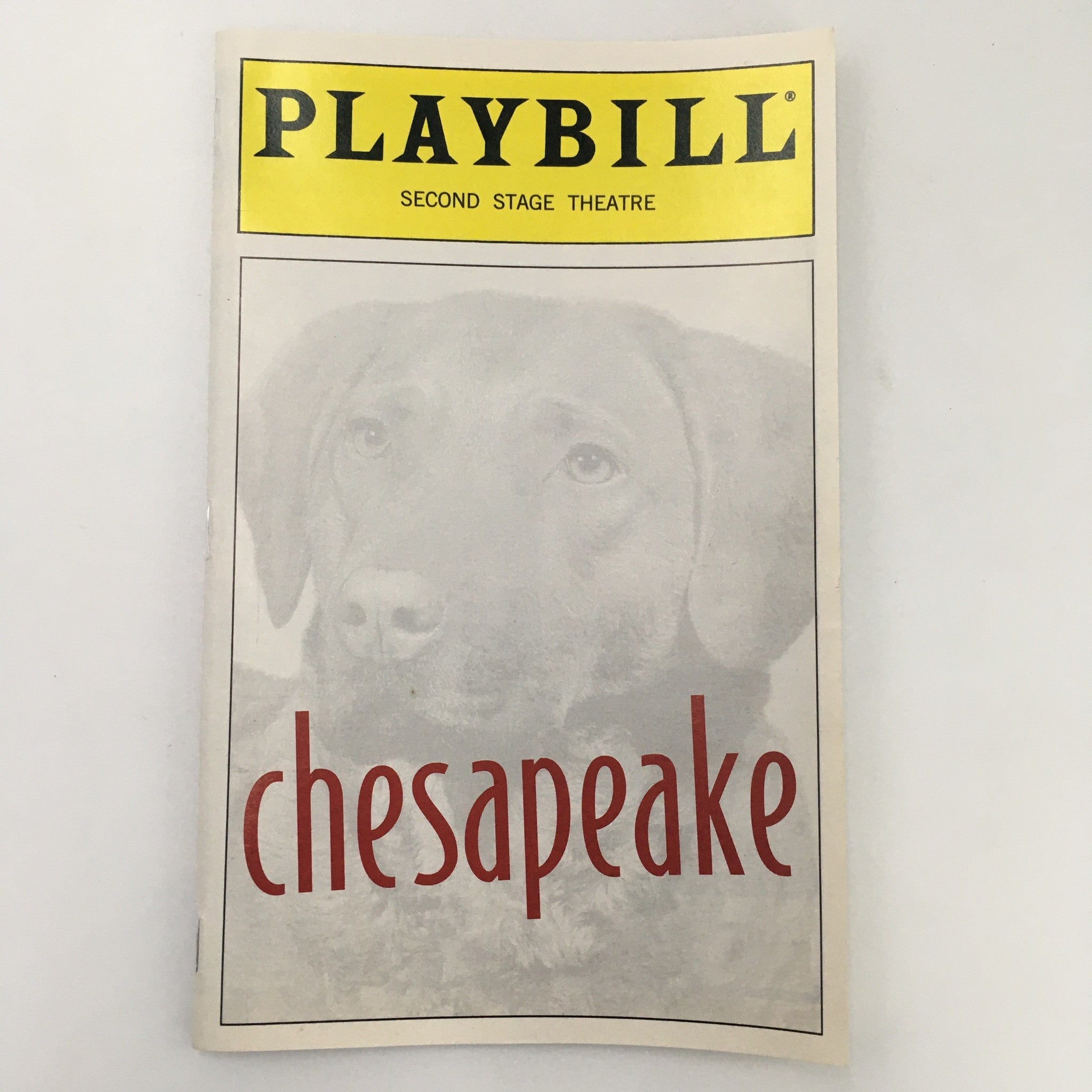 1999 Playbill Second Stage Theatre 'Chesapeake' Mark Linn-Baker, James Freydberg