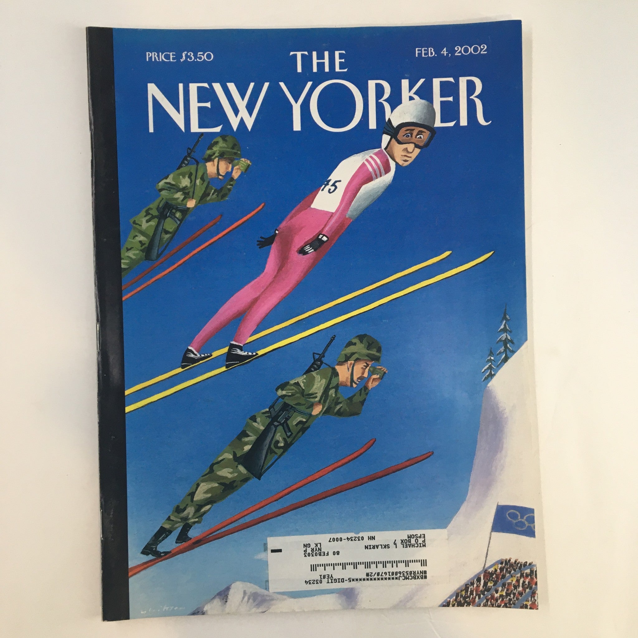 The New Yorker Full Magazine February 4 2002 Olympian Security by Mark Ulriksen