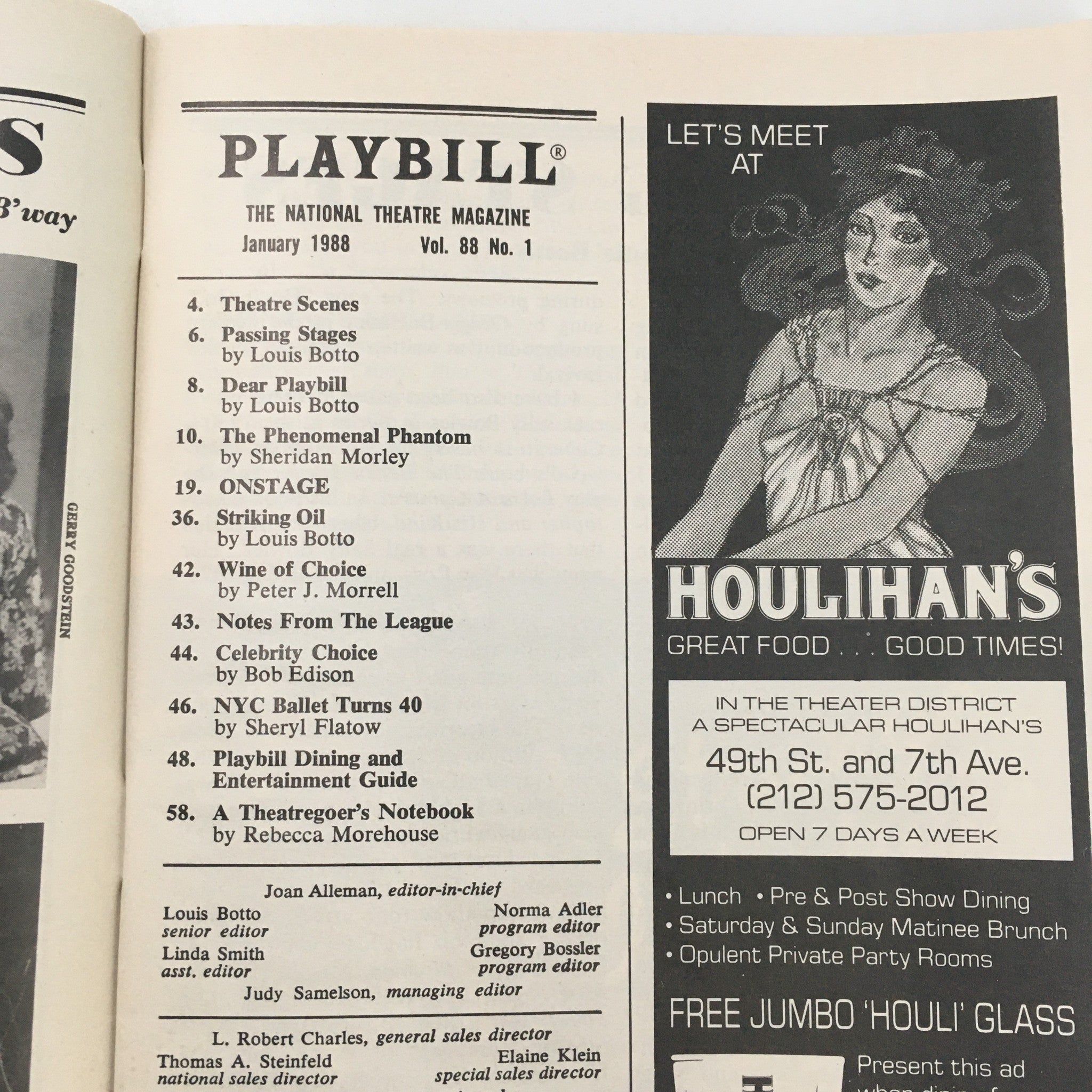 1988 Playbill Playwrights Horizons ‘Another Antigone’ by A.R. Gurney Jr.