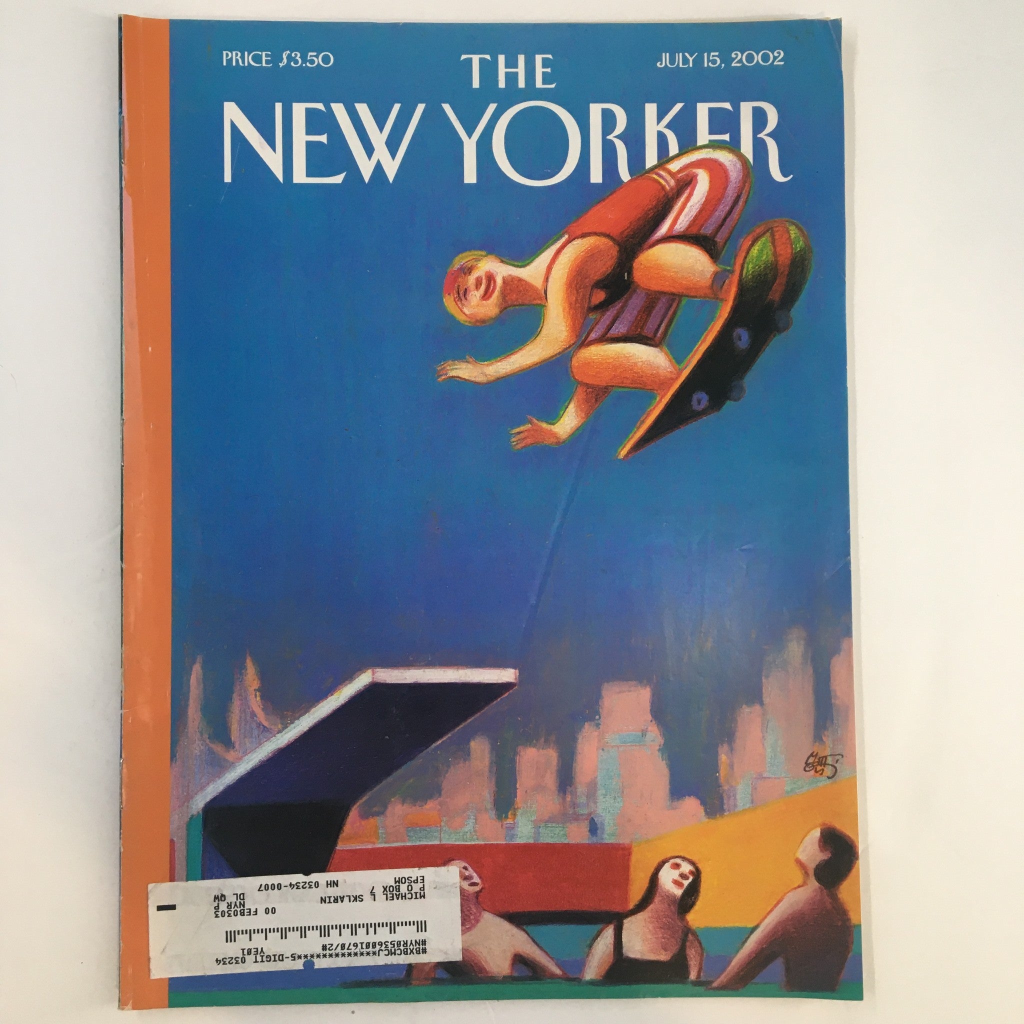 The New Yorker Full Magazine July 15 2002 Summer High by Lorenzo Mattotti