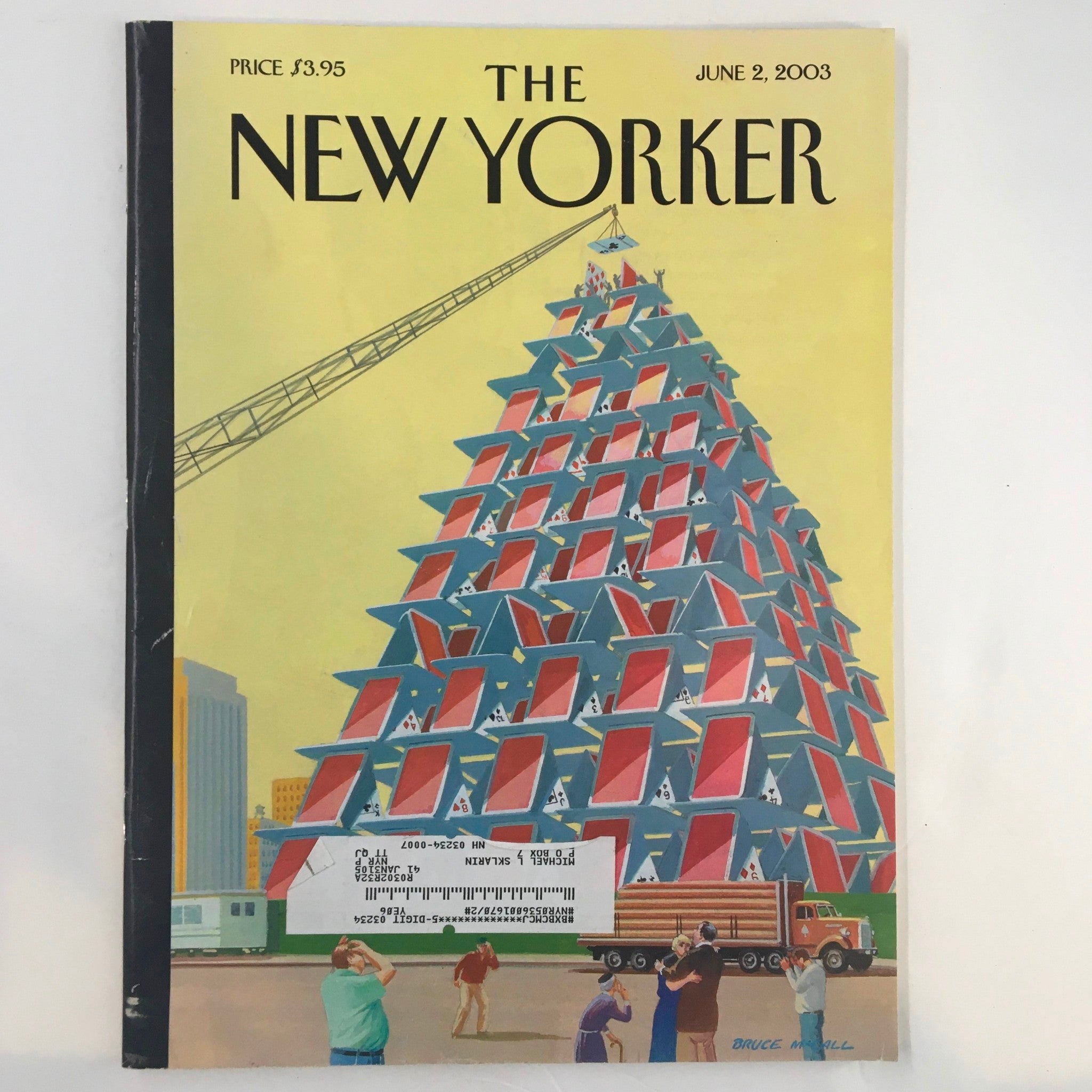 The New Yorker Full Magazine June 2 2003 House of Cards by Bruce McCall