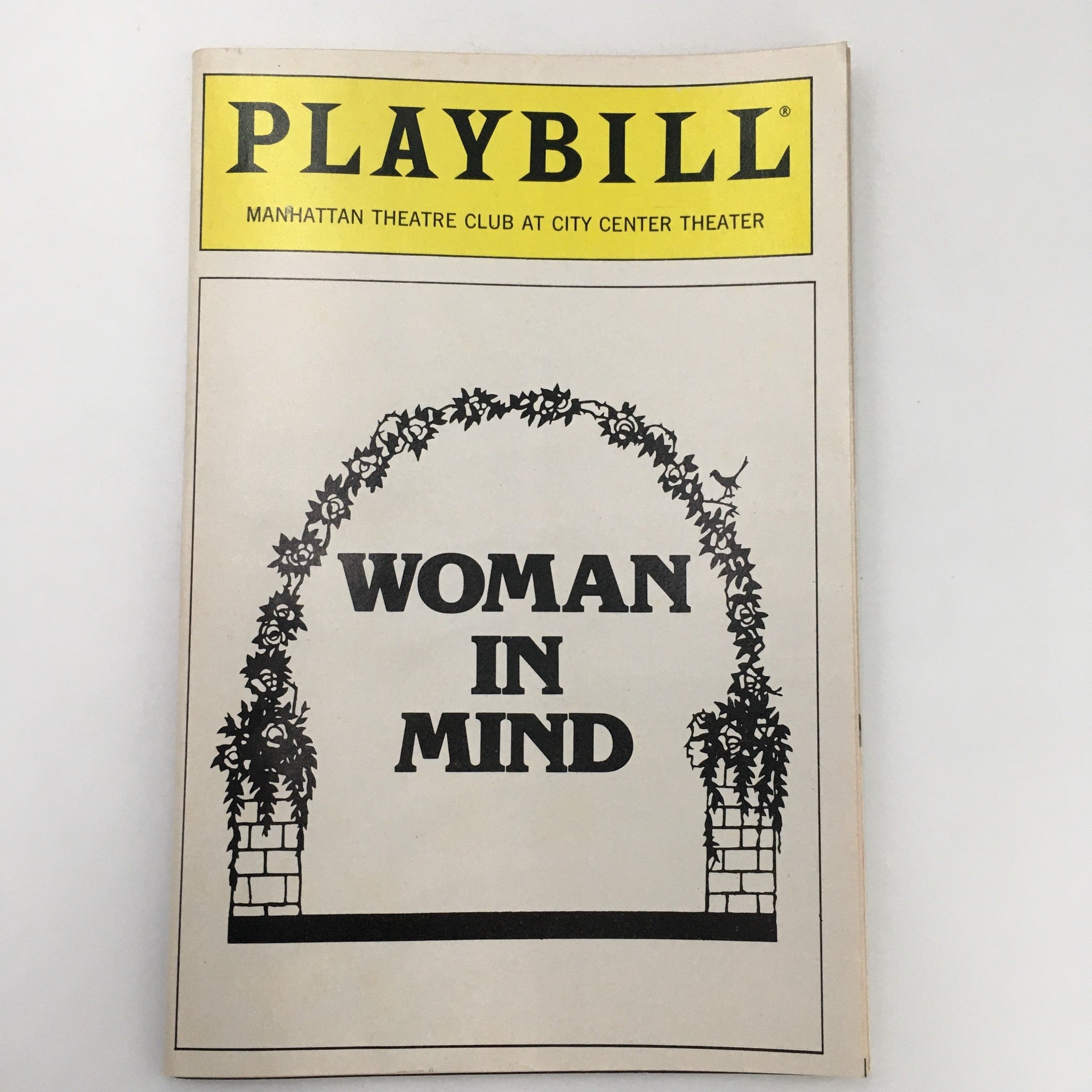 1988 Playbill Manhattan Theatre Club ‘Woman in Mind’ by Alan Ayckbourn