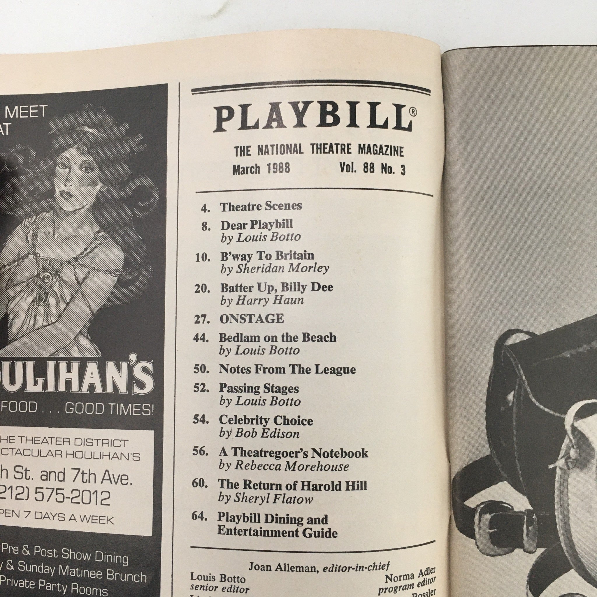 1988 Playbill Manhattan Theatre Club ‘Woman in Mind’ by Alan Ayckbourn