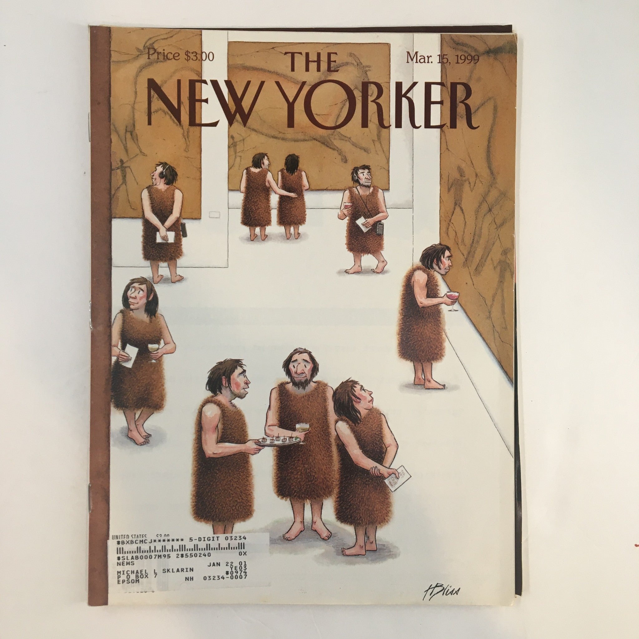 The New Yorker Full Magazine March 15 1999 Cave Opening by Harry Bliss