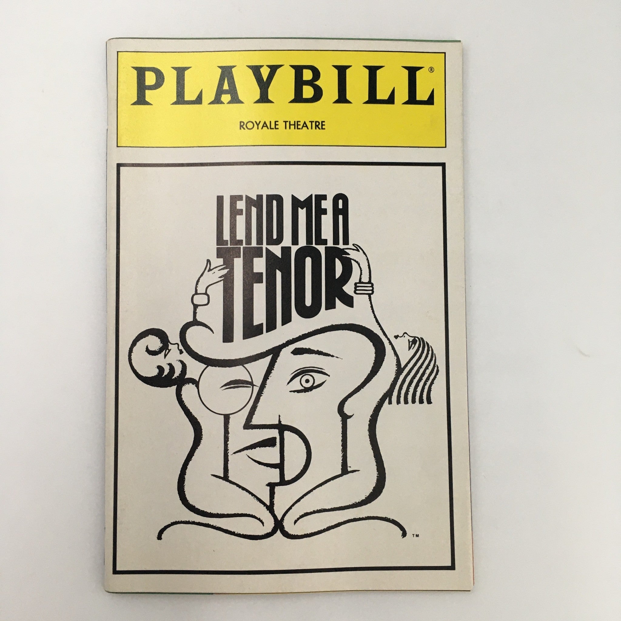 1989 Playbill Royale Theatre ‘Lend Me A Tenor’ Comedy by Ken Ludwig