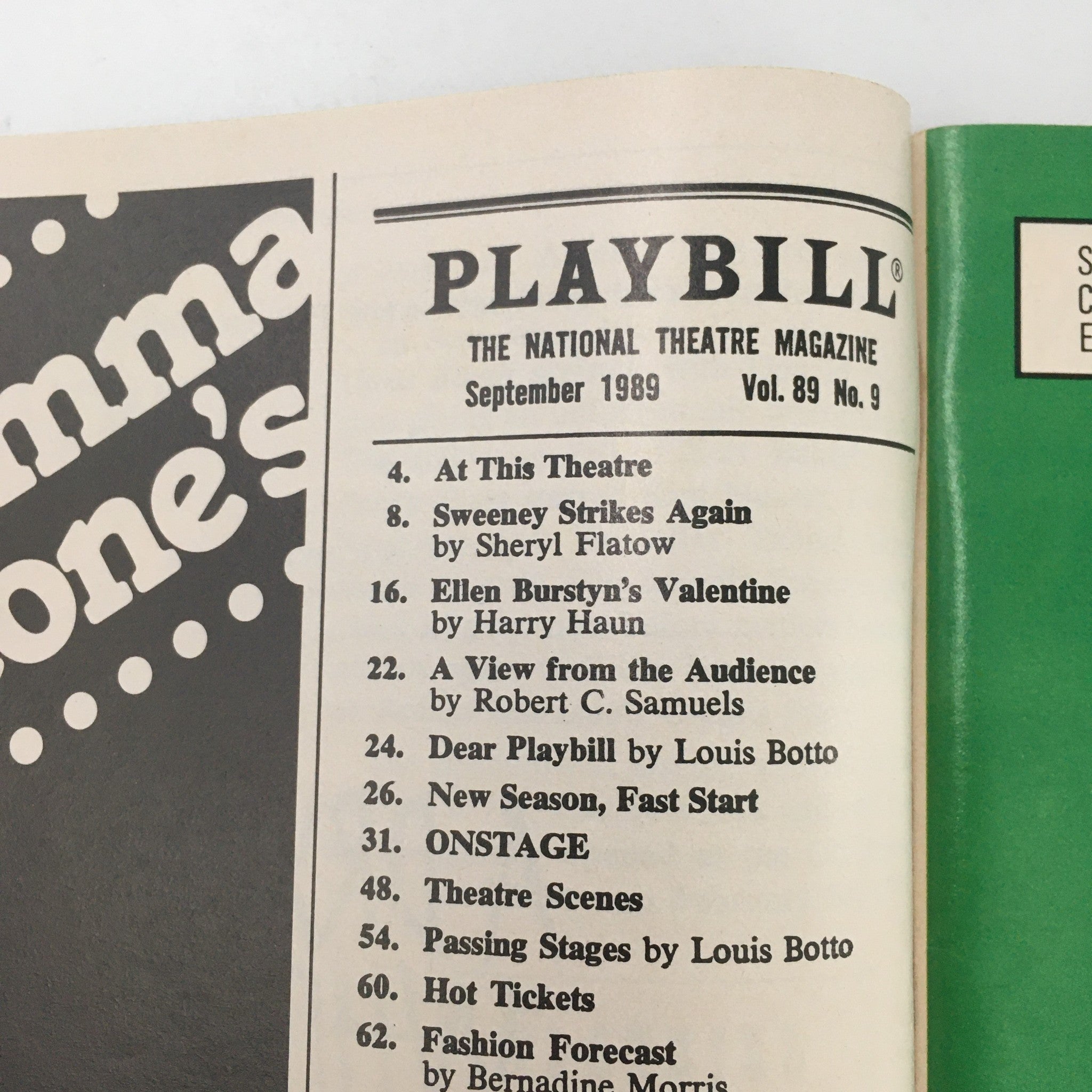 1989 Playbill Royale Theatre ‘Lend Me A Tenor’ Comedy by Ken Ludwig