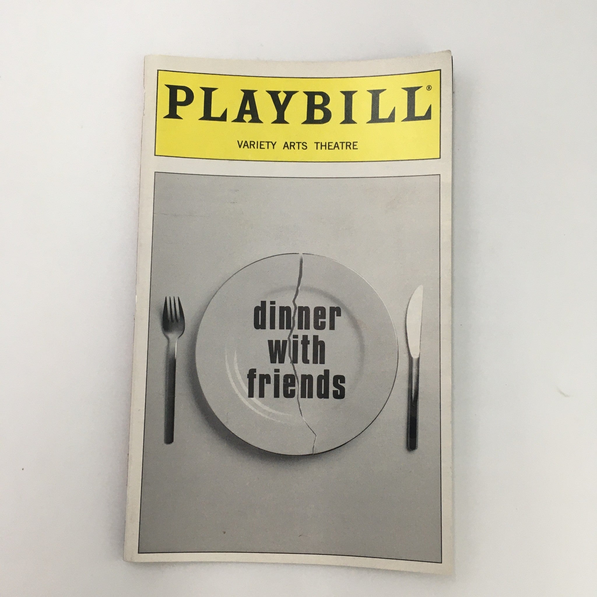 1999 Playbill Variety Arts Theatre ‘Dinner with Friends’ Donald Margulies