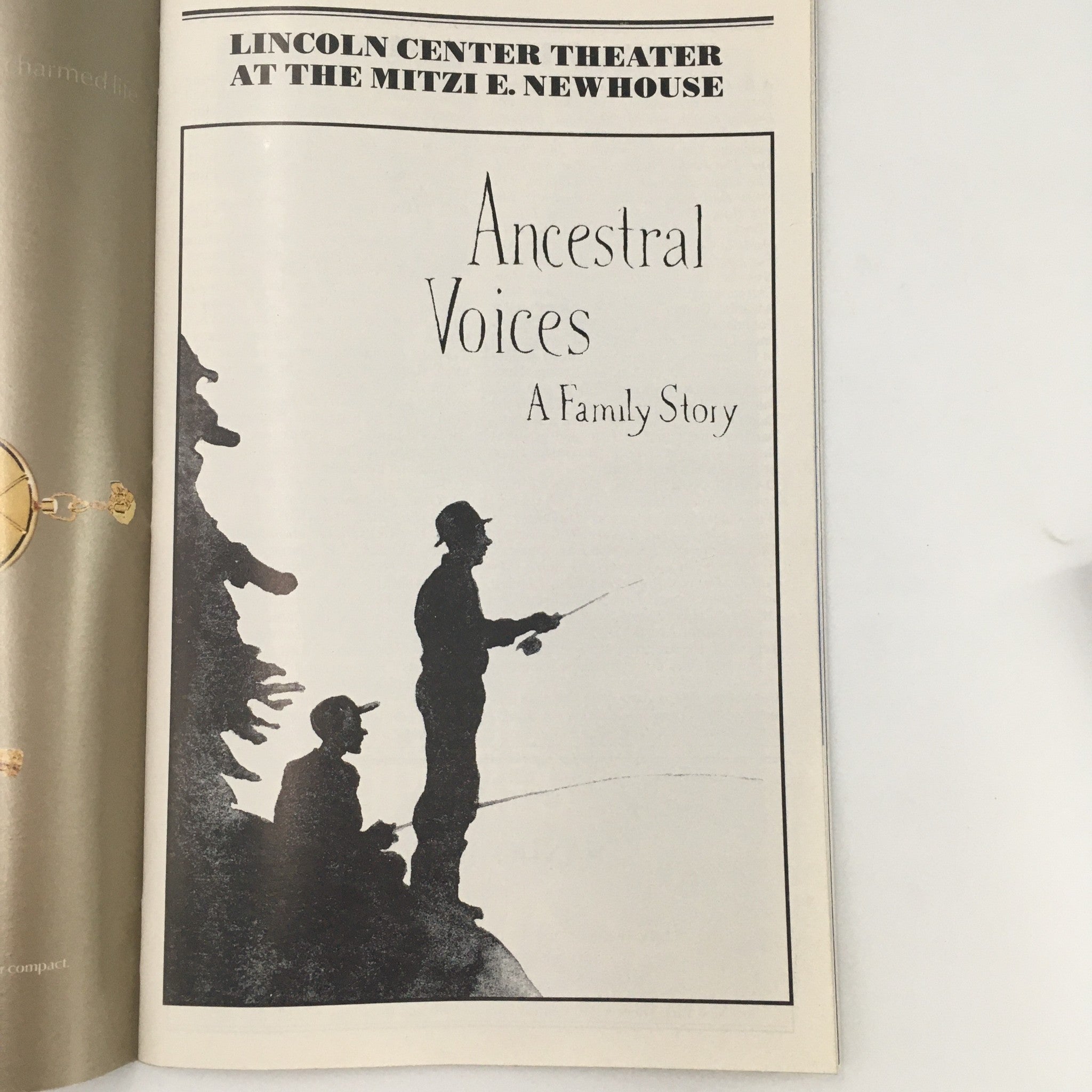 1999 Playbill Mitzi E. Newhouse 'Ancestral Voices A Family Story' by A.R. Gurney