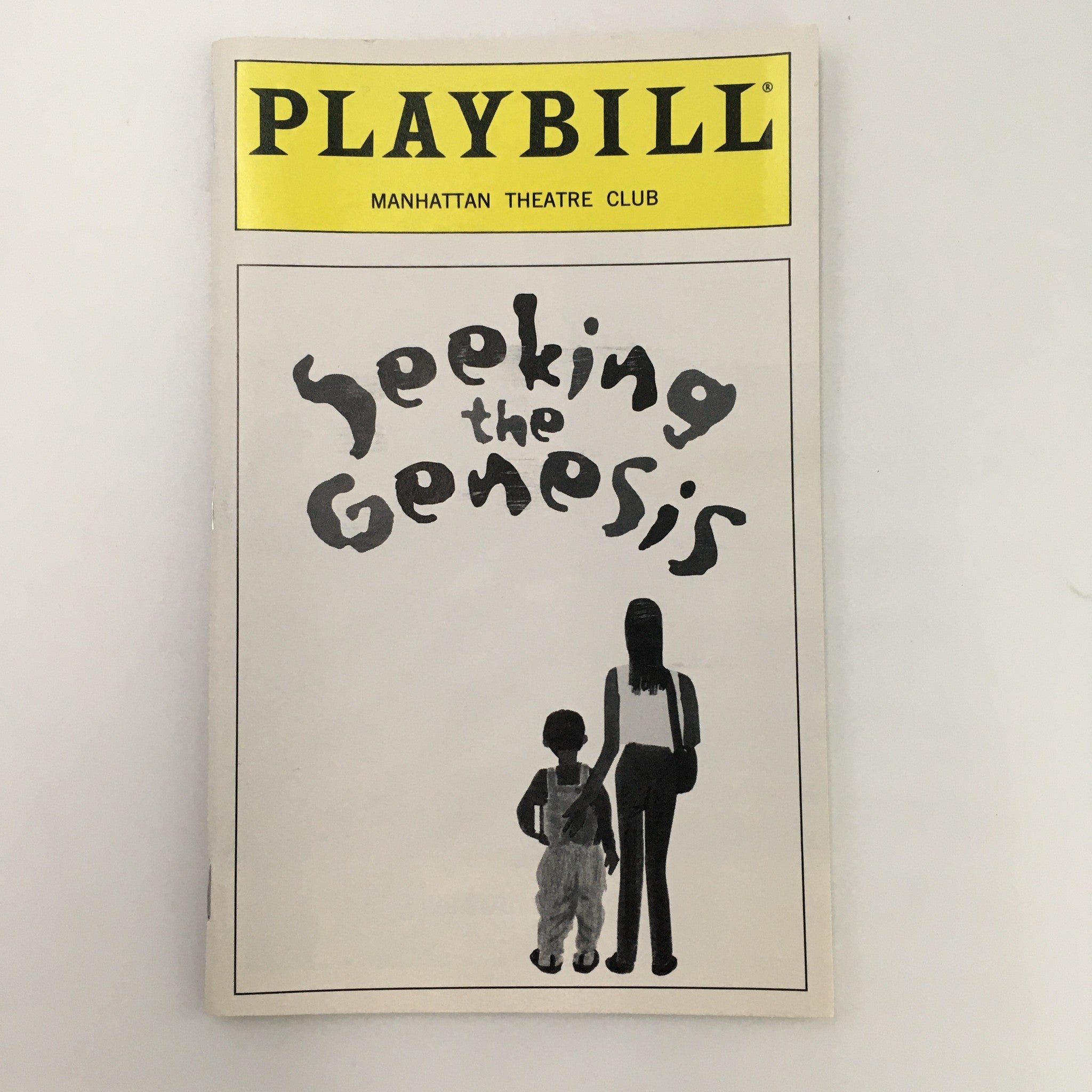 1997 Playbill Manhattan Theatre Club 'Seeking the Genesis' by Kia Corthron