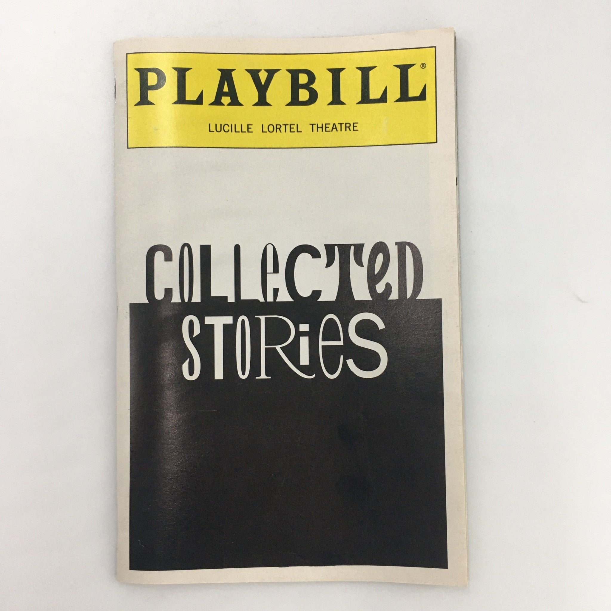 1998 Playbill Lucille Lortel Theatre 'Collected Stories' by Donald Margulies