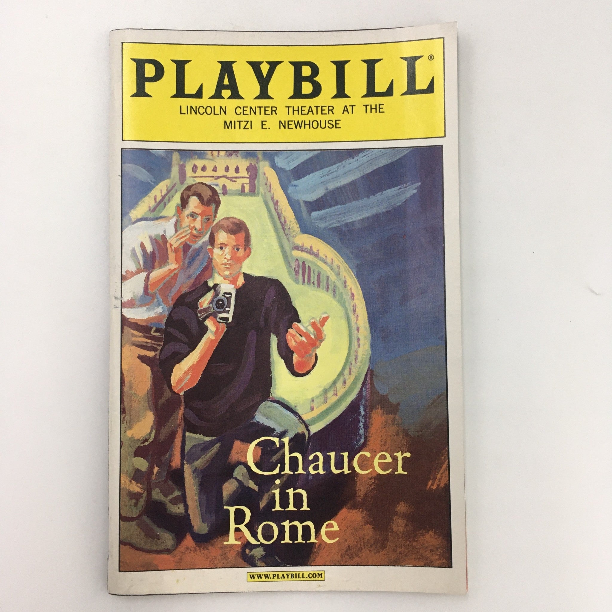 2001 Playbill Lincoln Center Mitzi E. Newhouse ‘Chaucer in Rome’ by John Guare