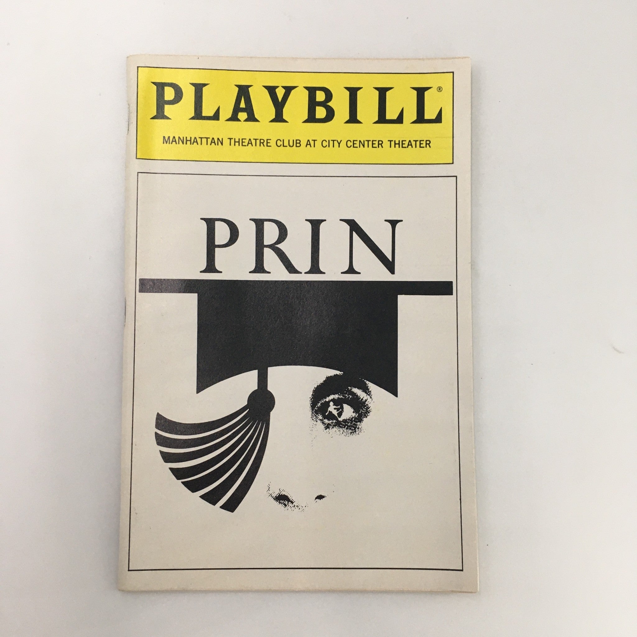 1990 Playbill Manhattan Theatre Club City Center Stage I ‘Prin’ by Andrew Davies