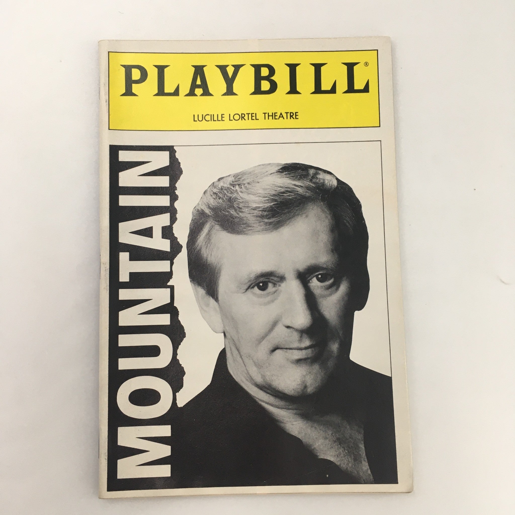 1990 Playbill Lucille Lortel Theatre ‘Mountain’ by Douglas Scott