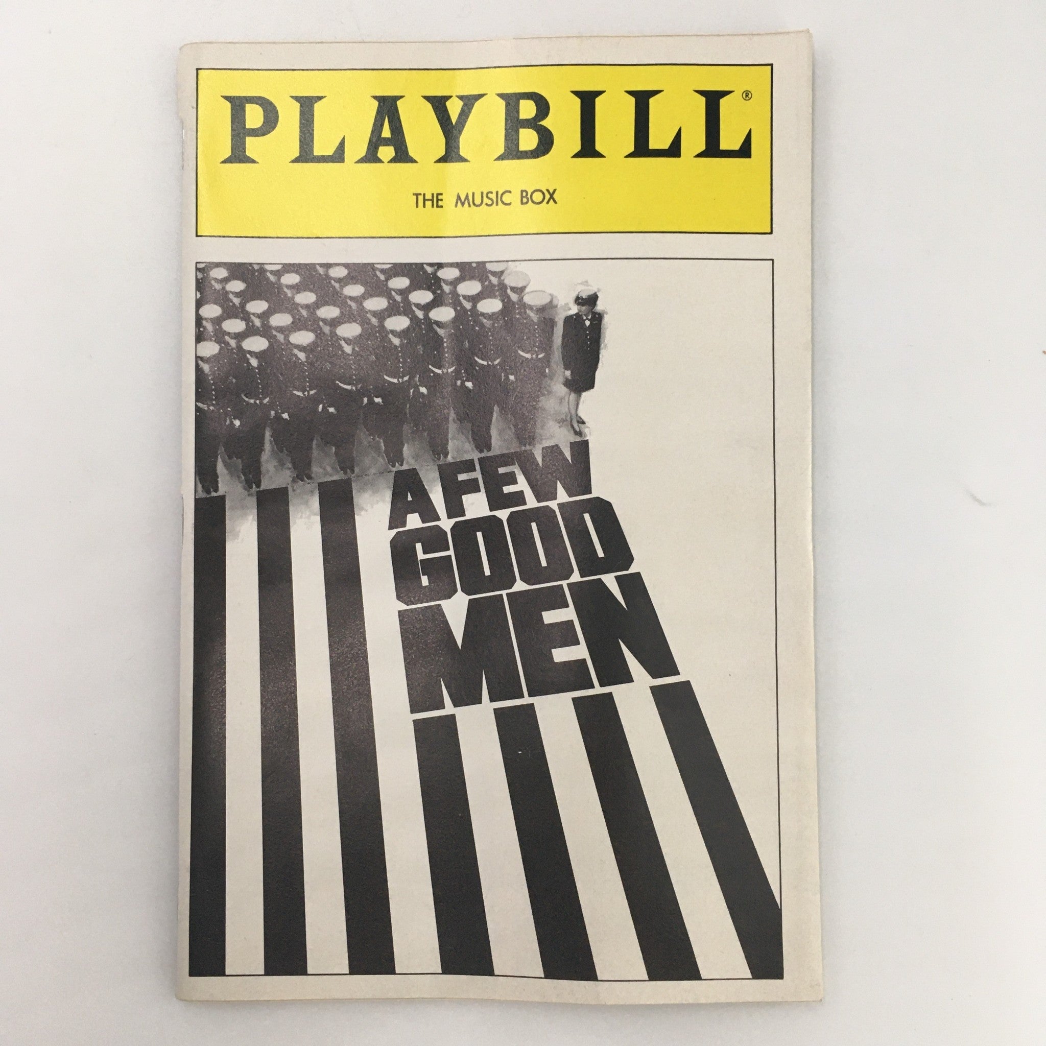 1989 Playbill The Music Box ‘A Few Good Men’ by Aaron Sorkin, Don Scardino