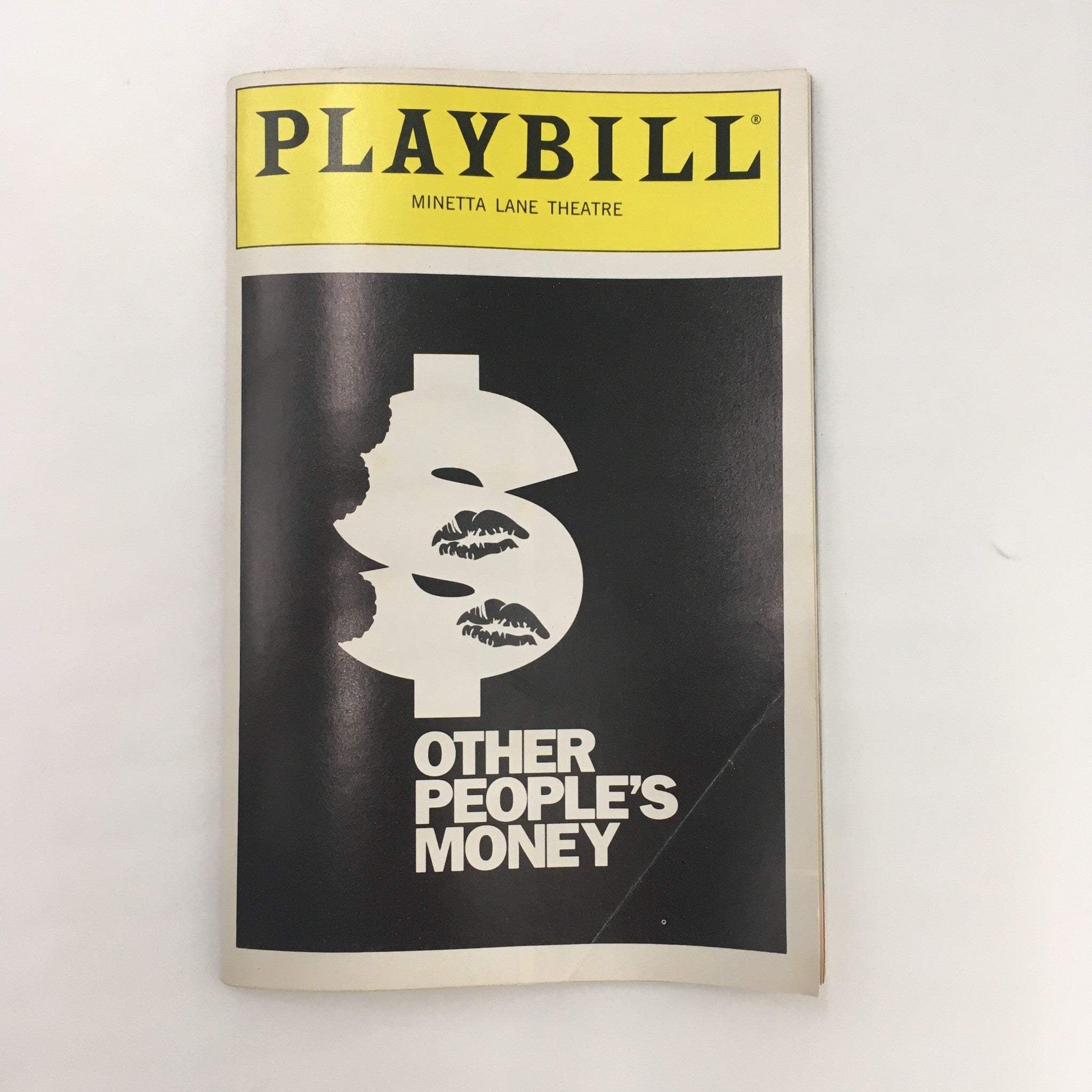 1989 Playbill Minetta Lane Theatre ‘Other People’s Money’ by Jerry Sterner