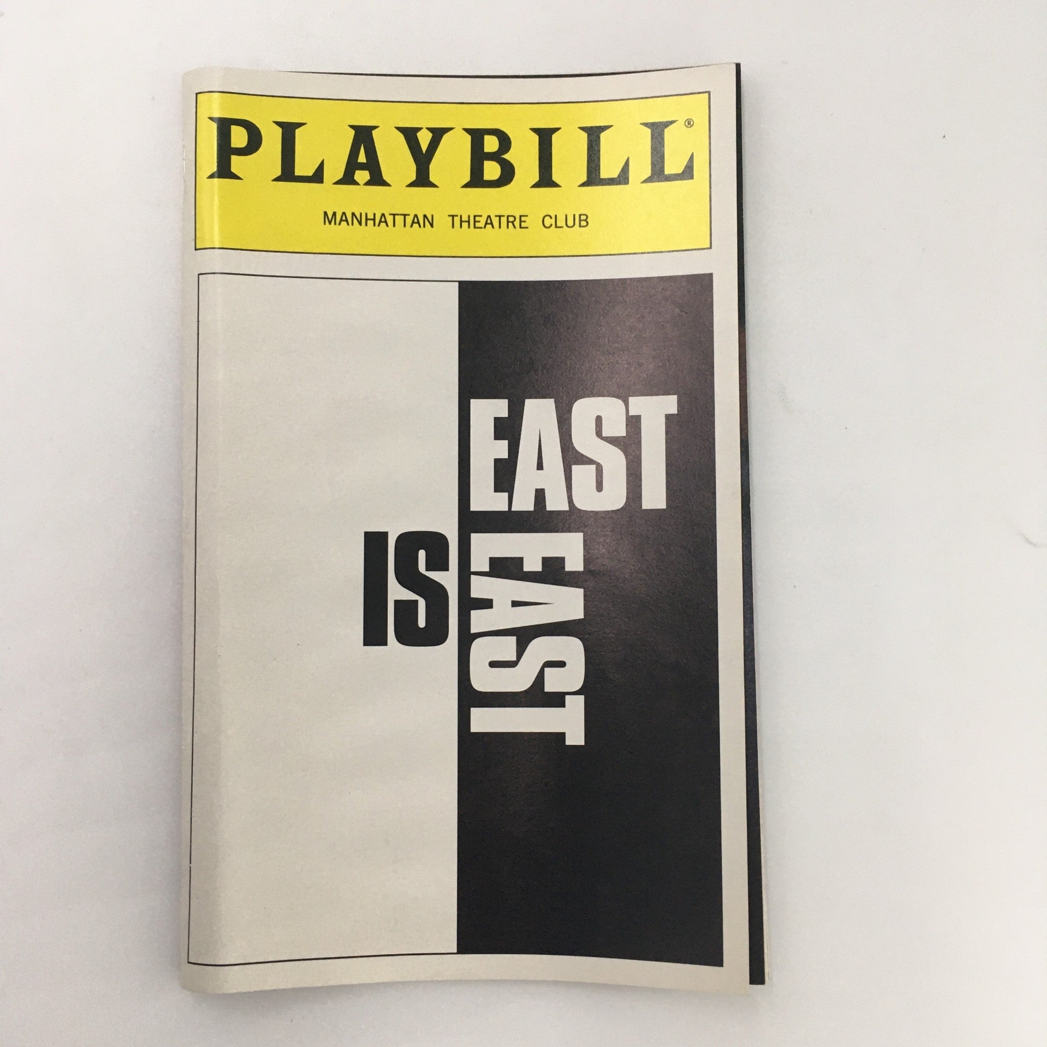 1999 Playbill Manhattan Theatre Club ‘East is East’ by Ayub Khan-Din