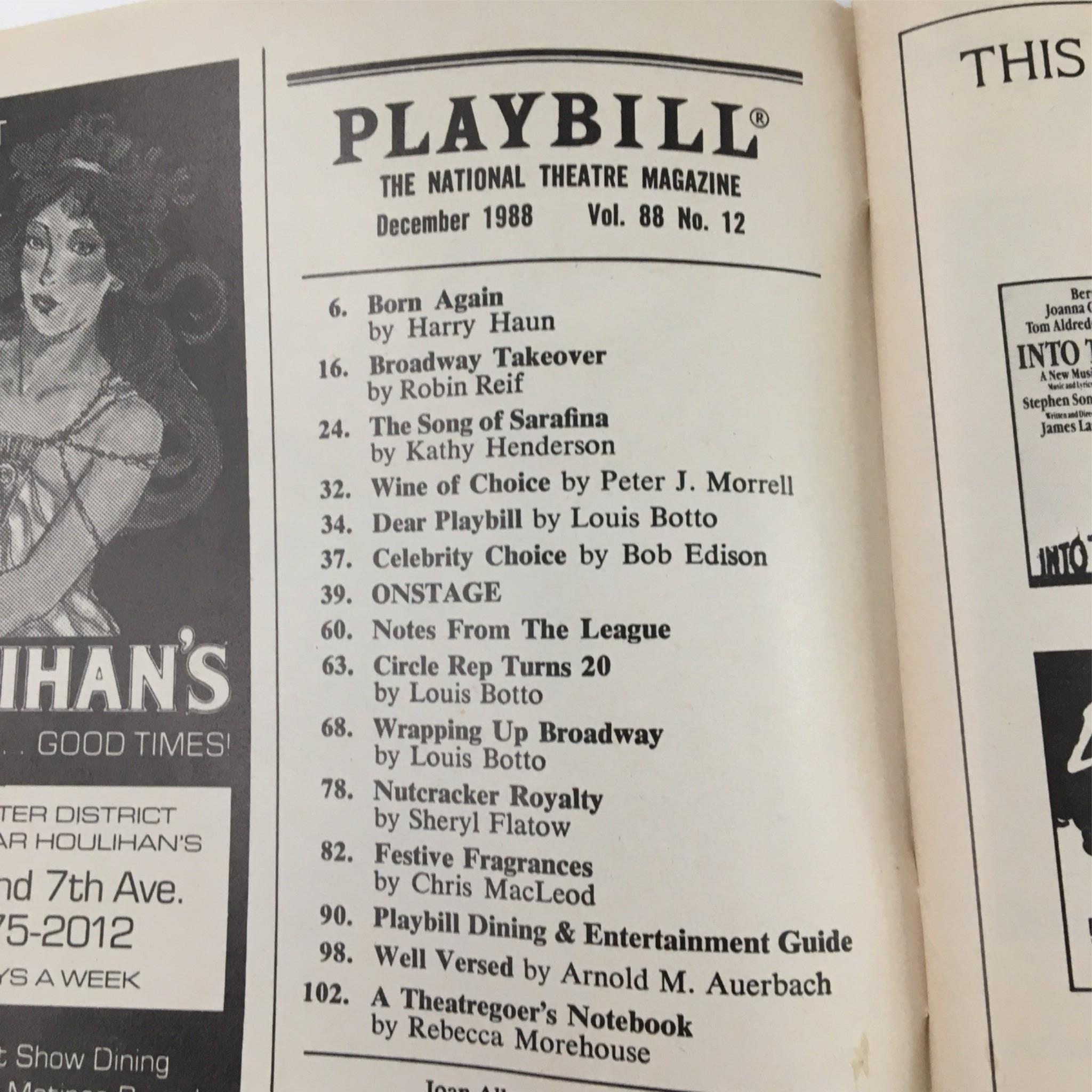 1988 Playbill Genesis by New York Shakespeare Festival Public Theater