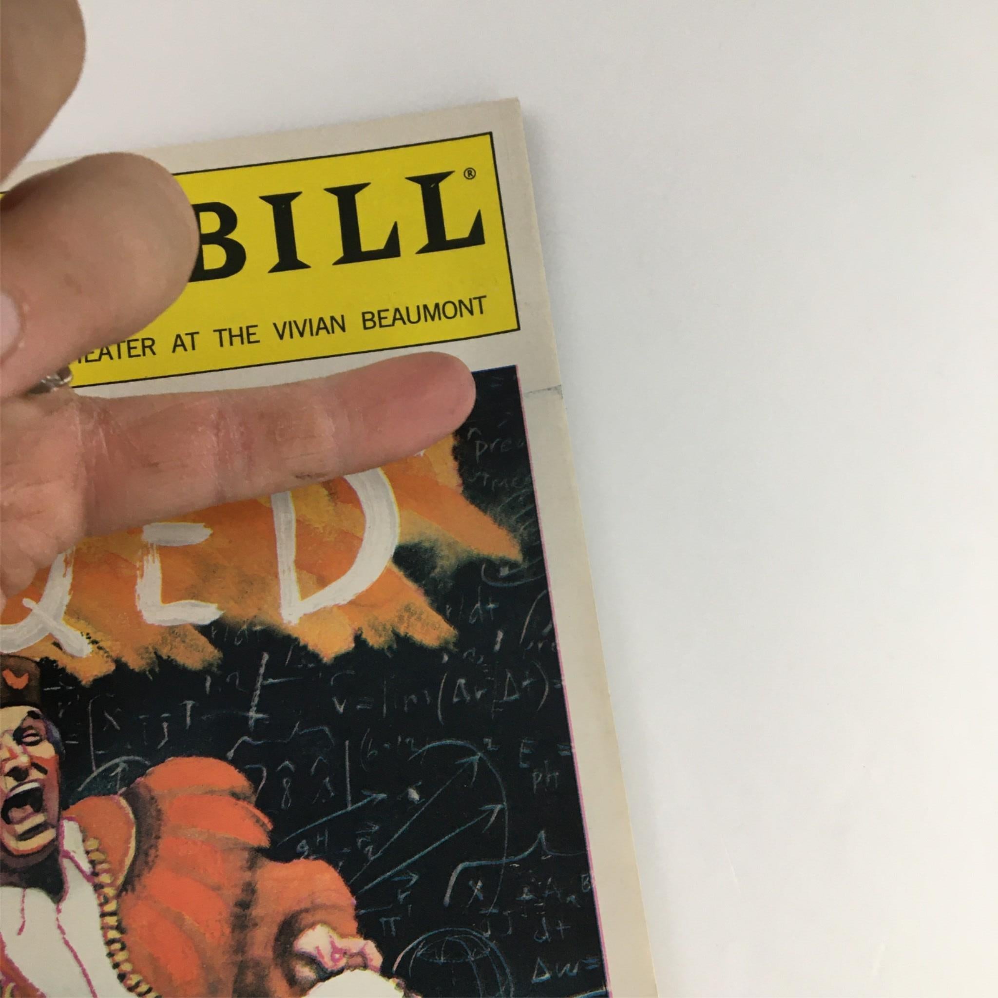 2001 Playbill QED by Lincoln Center Theater at the Vivan Beaumont, Peter Parnell