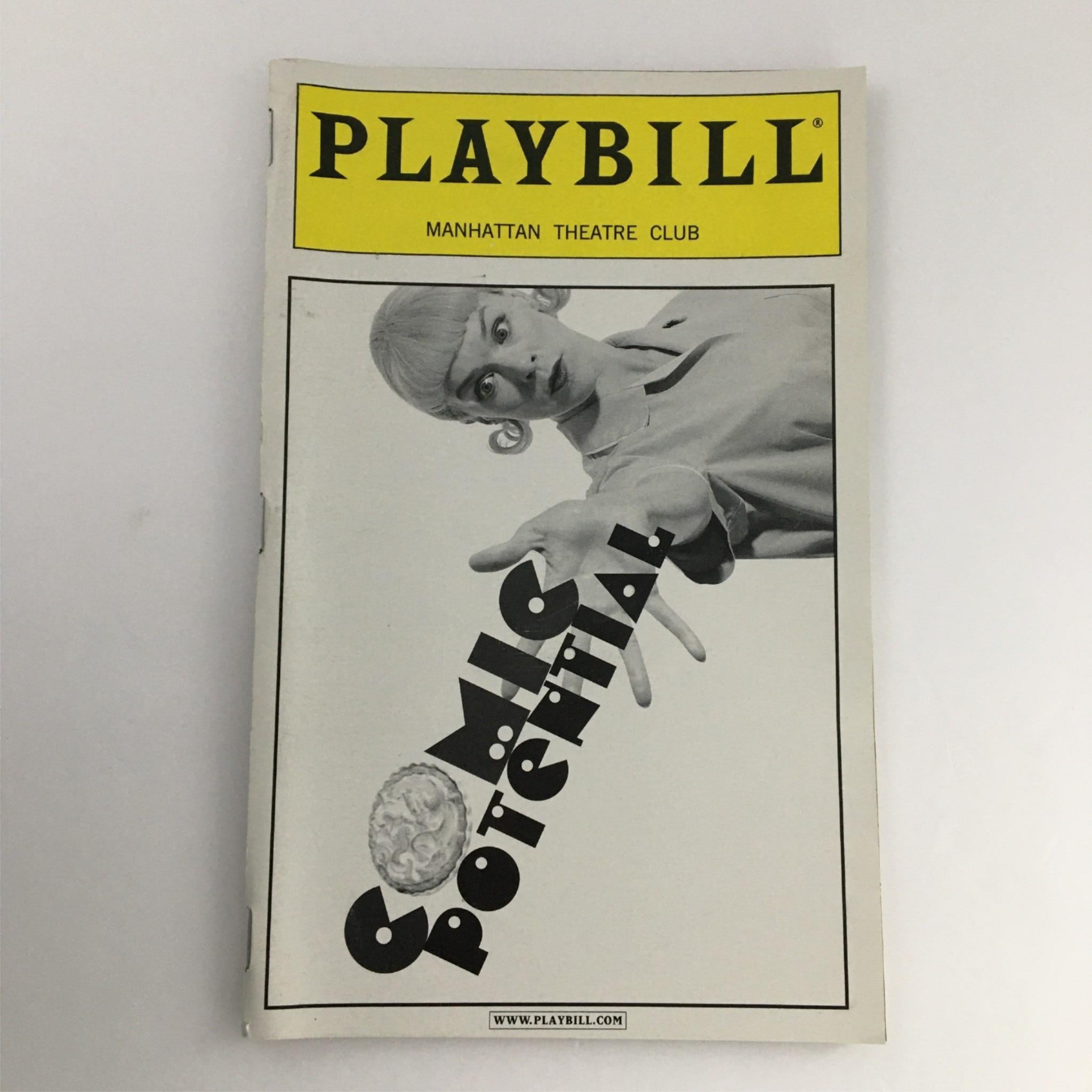 2000 Playbill Comic Potential by Manhattan Theater Club, Alan Ayckbourn