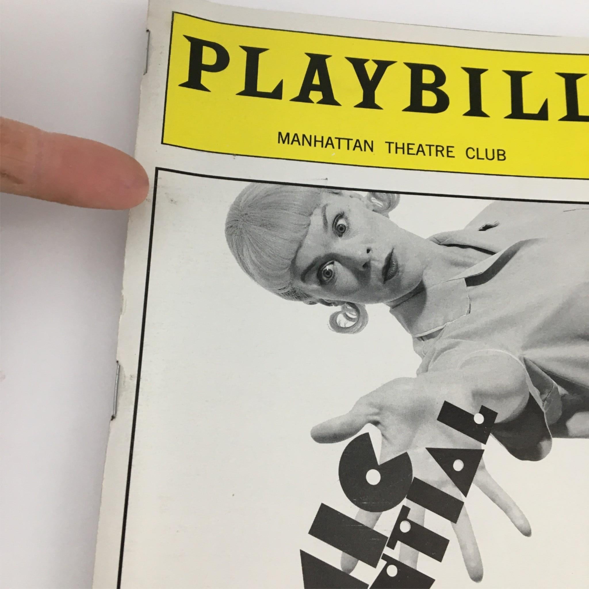 2000 Playbill Comic Potential by Manhattan Theater Club, Alan Ayckbourn